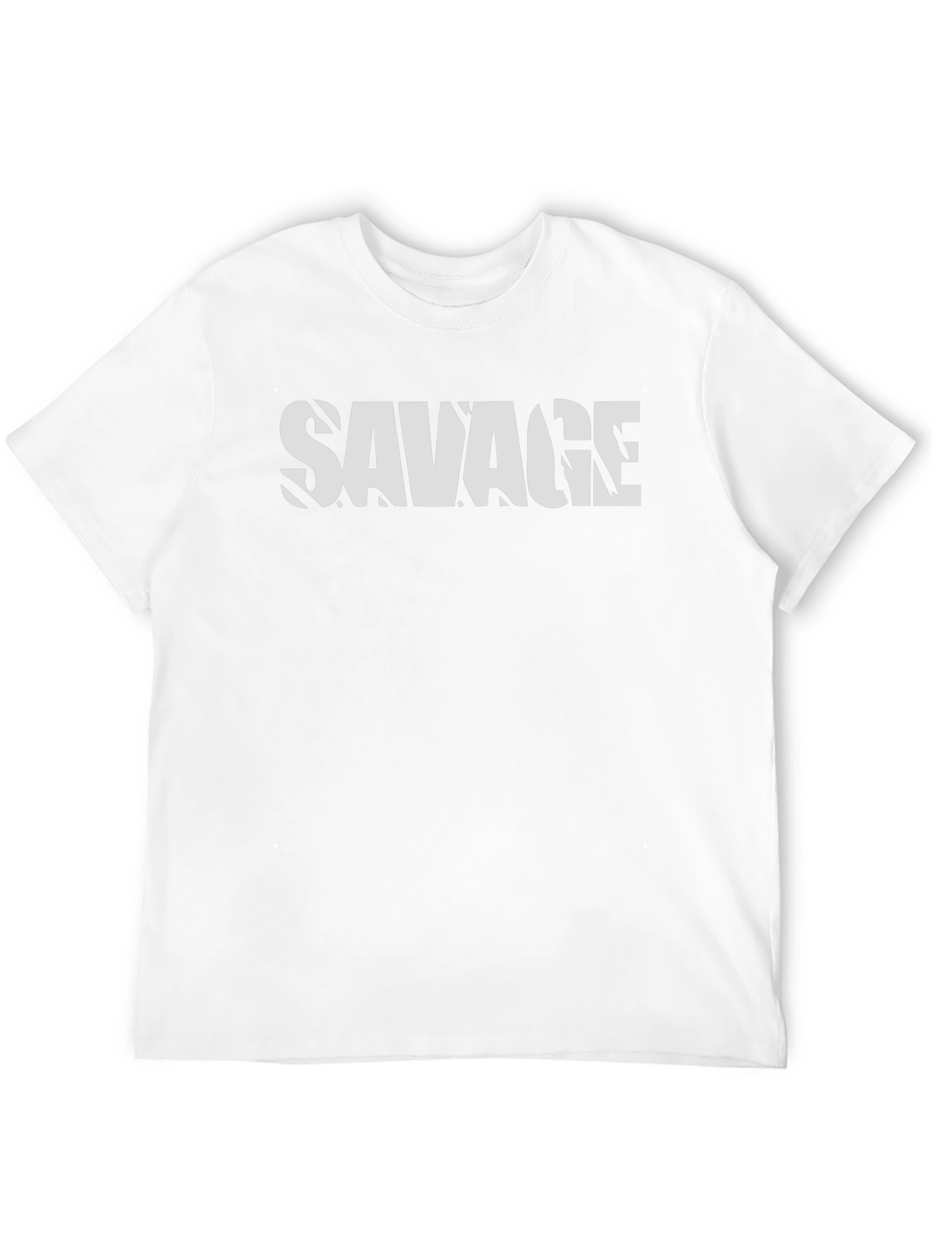 Savage Graphic Print Black T-Shirt