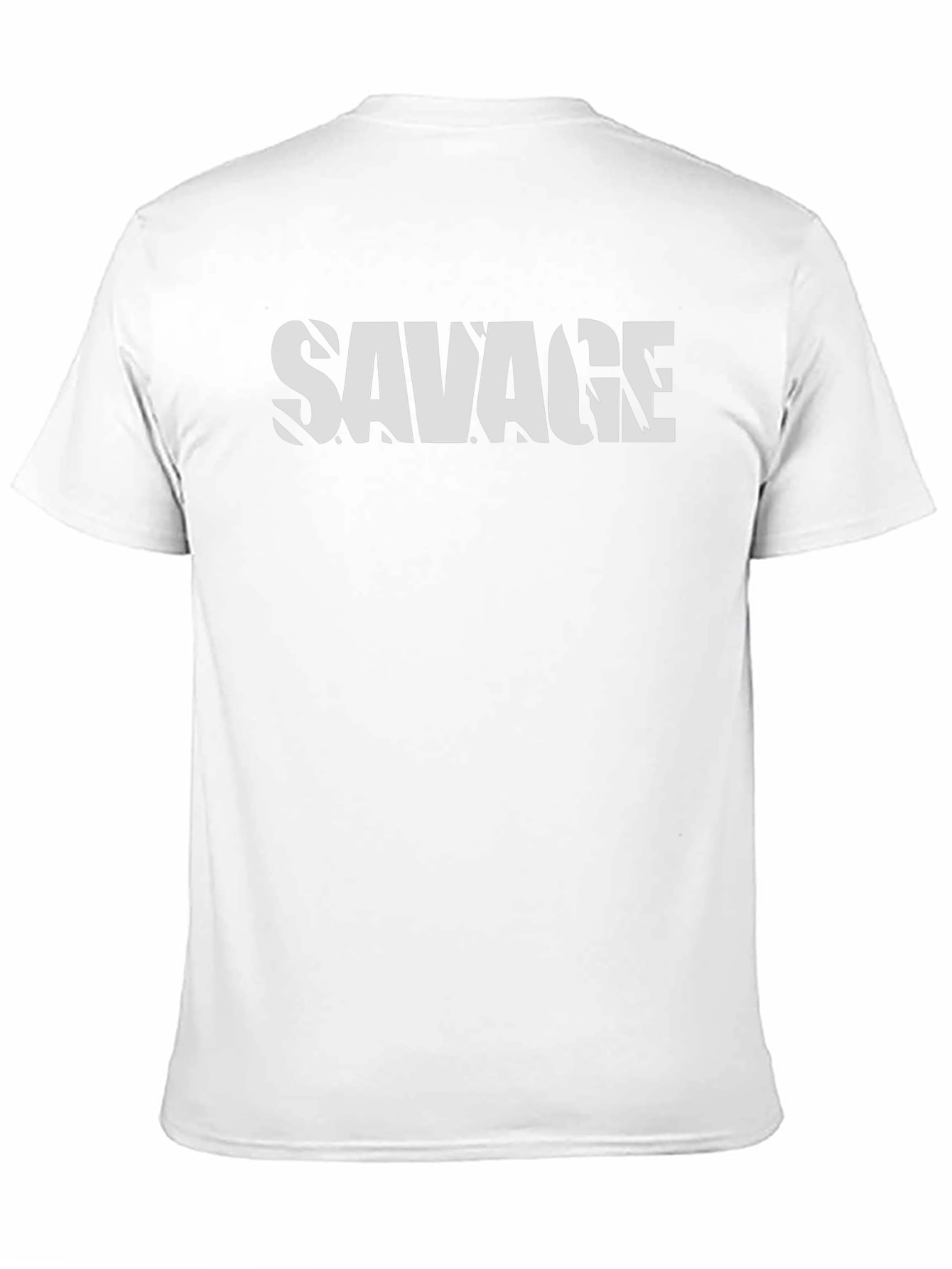 Savage Graphic Print Black T-Shirt