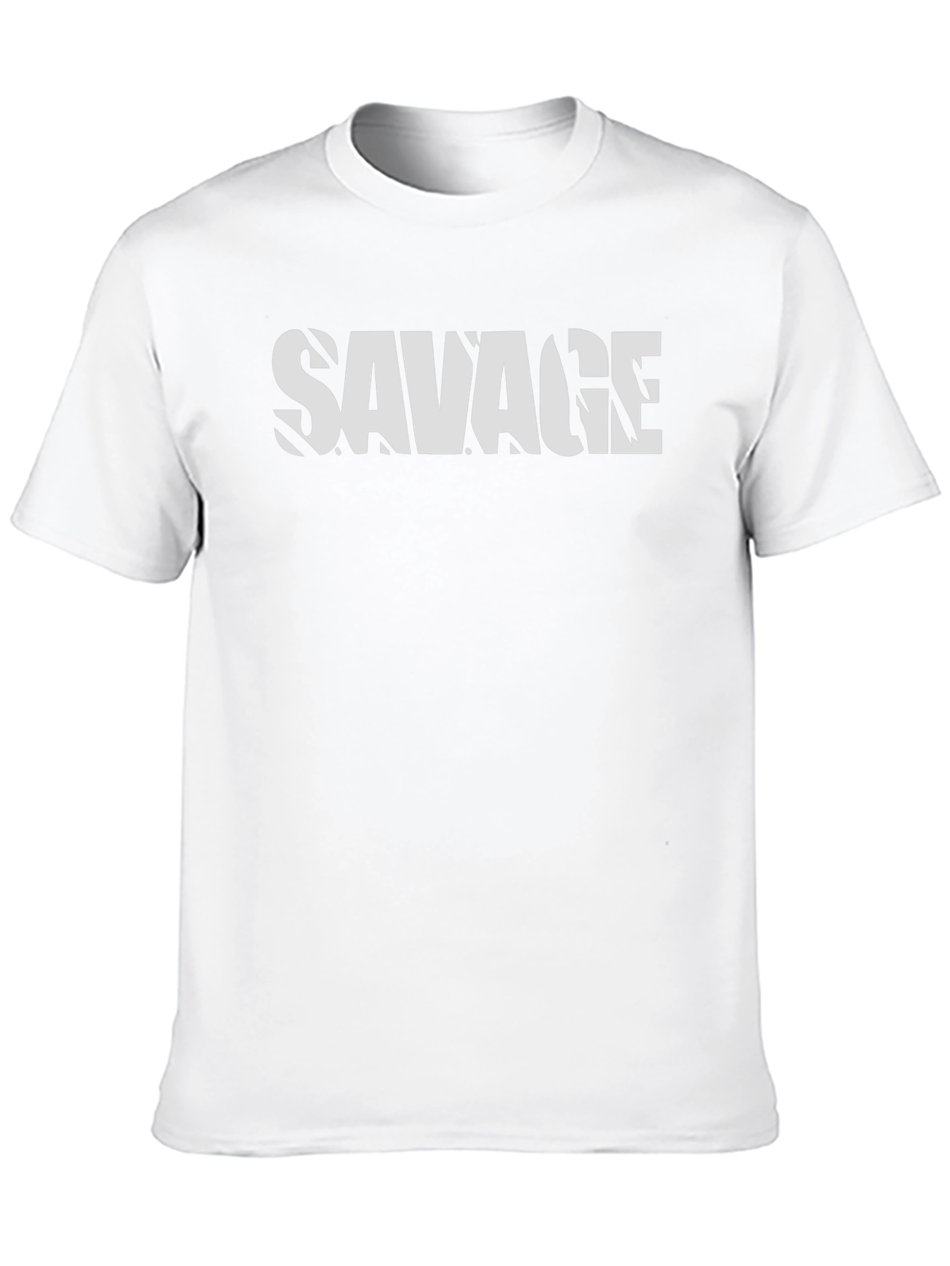 Savage Graphic Print Black T-Shirt