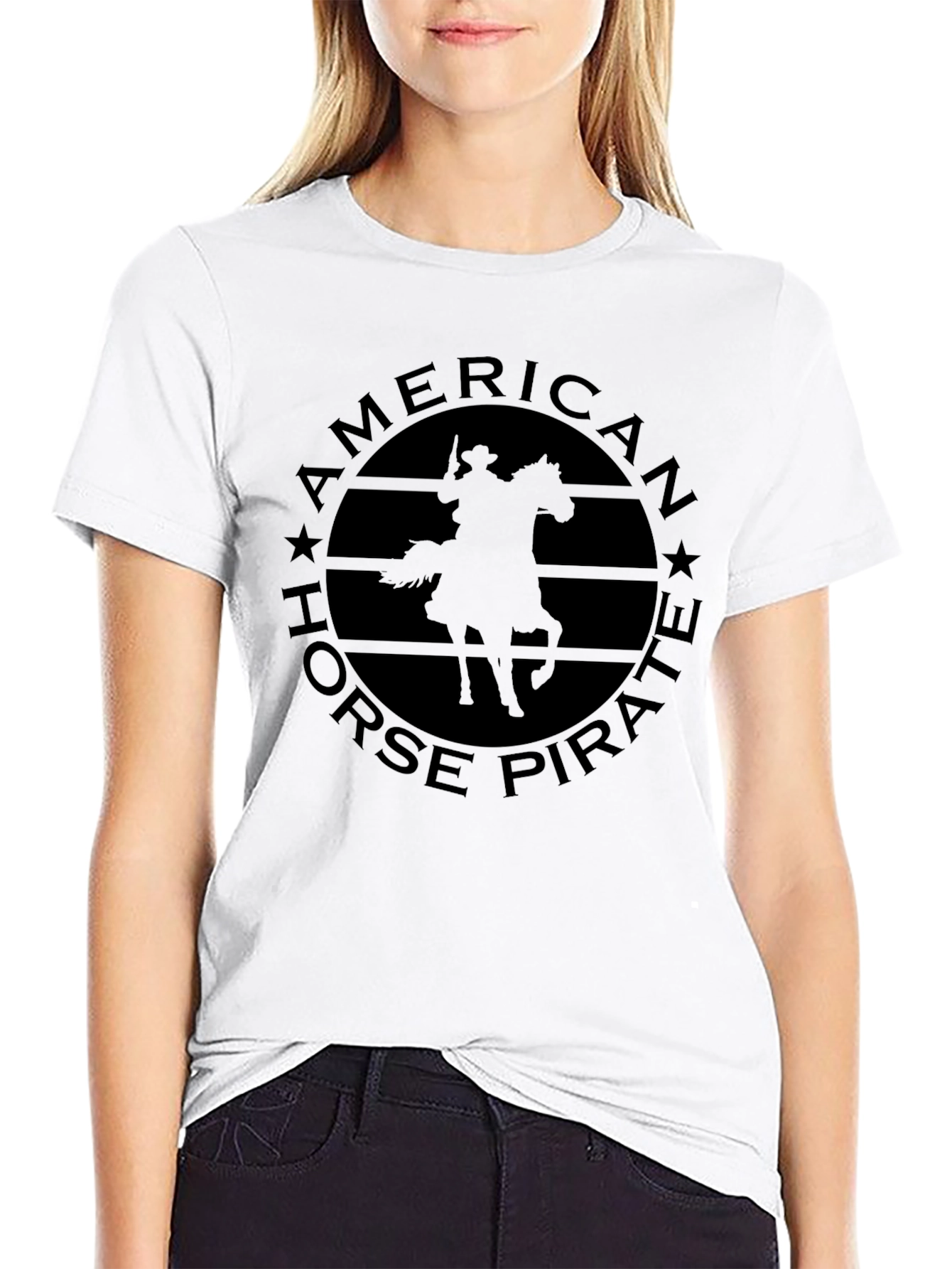 American Horse Pirate T-Shirt