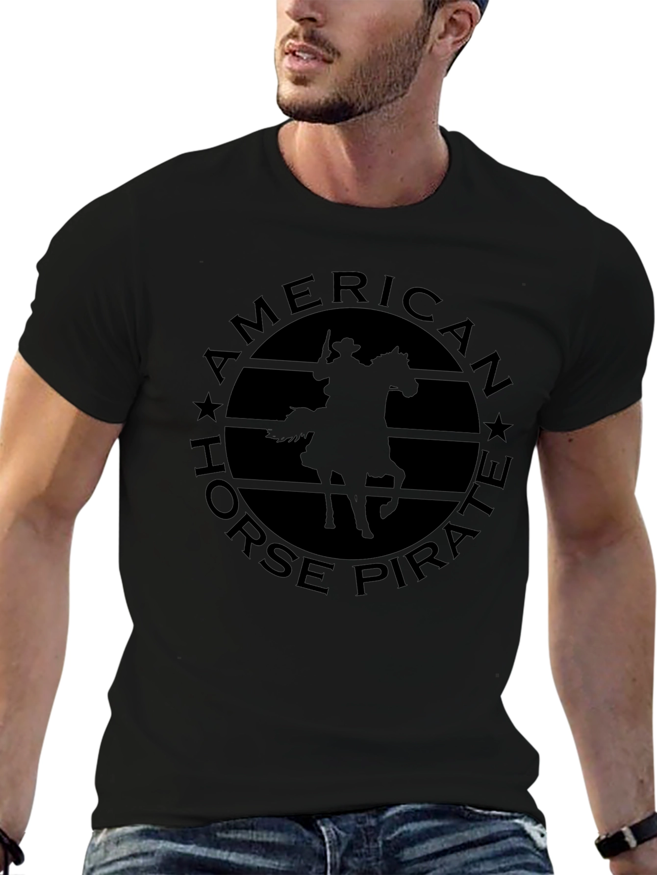American Horse Pirate T-Shirt