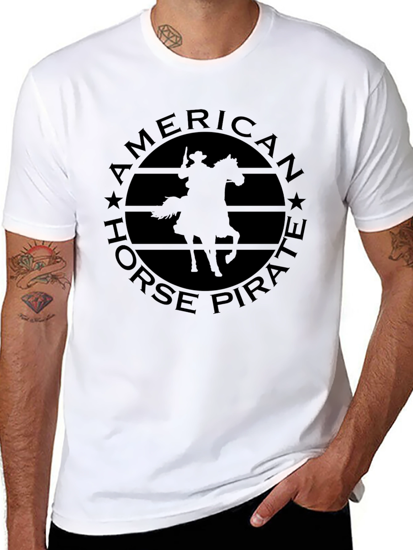American Horse Pirate T-Shirt