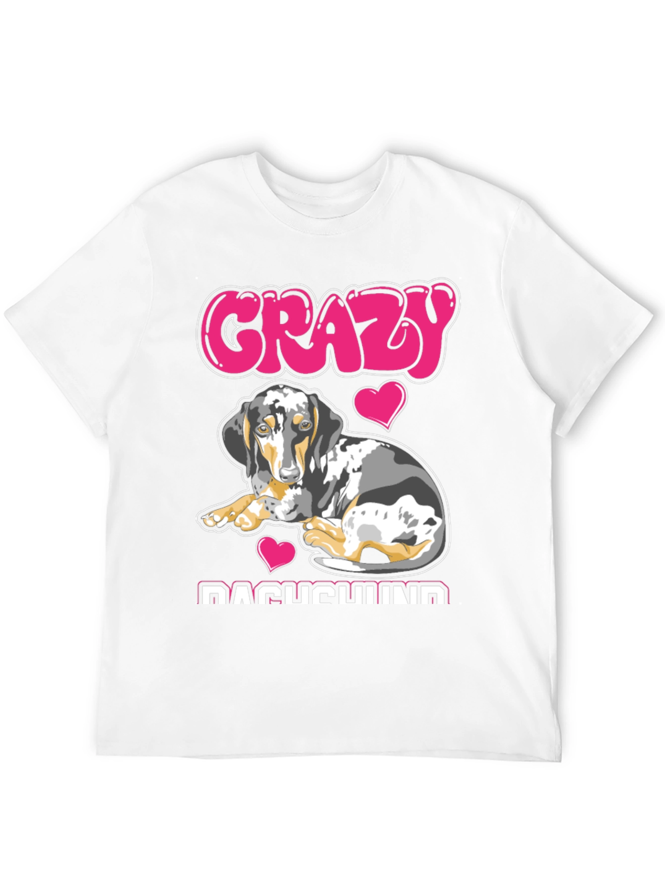 Crazy Dachshund T-Shirt - Dog Lover Tee