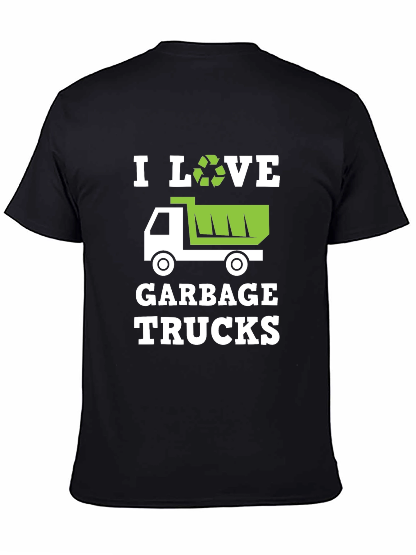 I Love Garbage Trucks Graphic T-Shirt