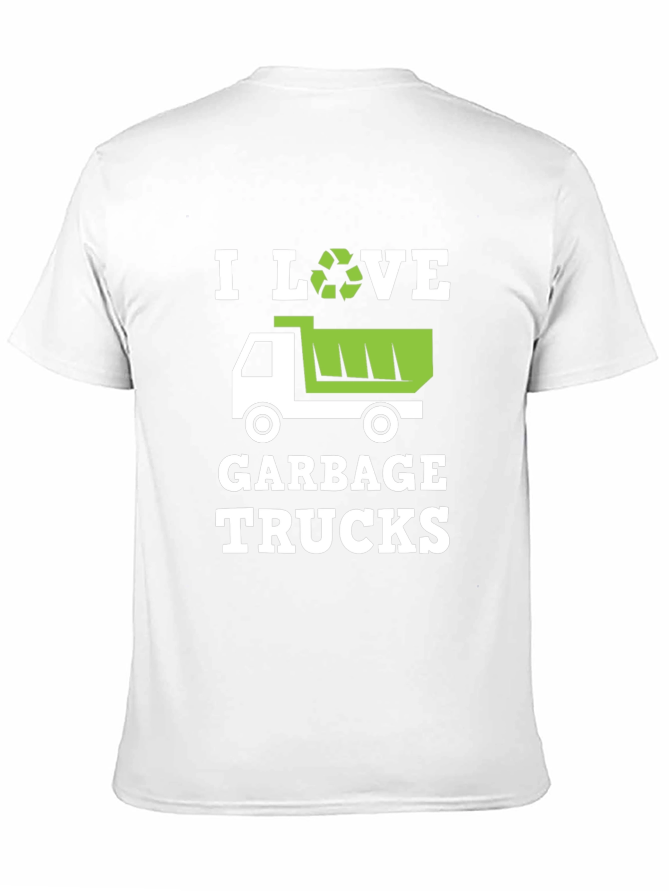 I Love Garbage Trucks Graphic T-Shirt