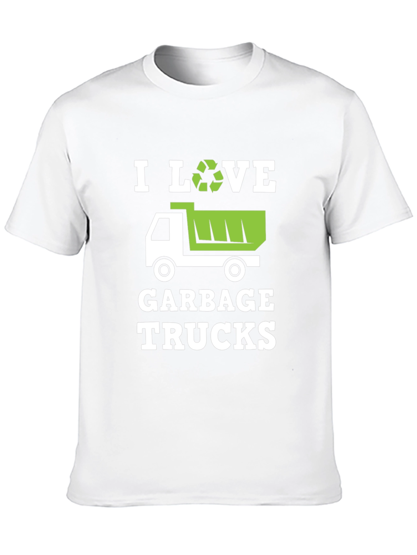 I Love Garbage Trucks Graphic T-Shirt