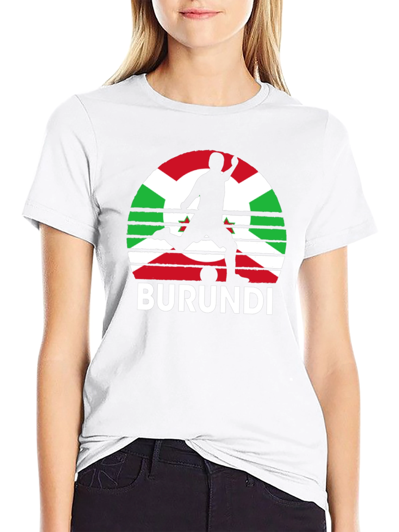 Burundi Soccer Flag T-Shirt