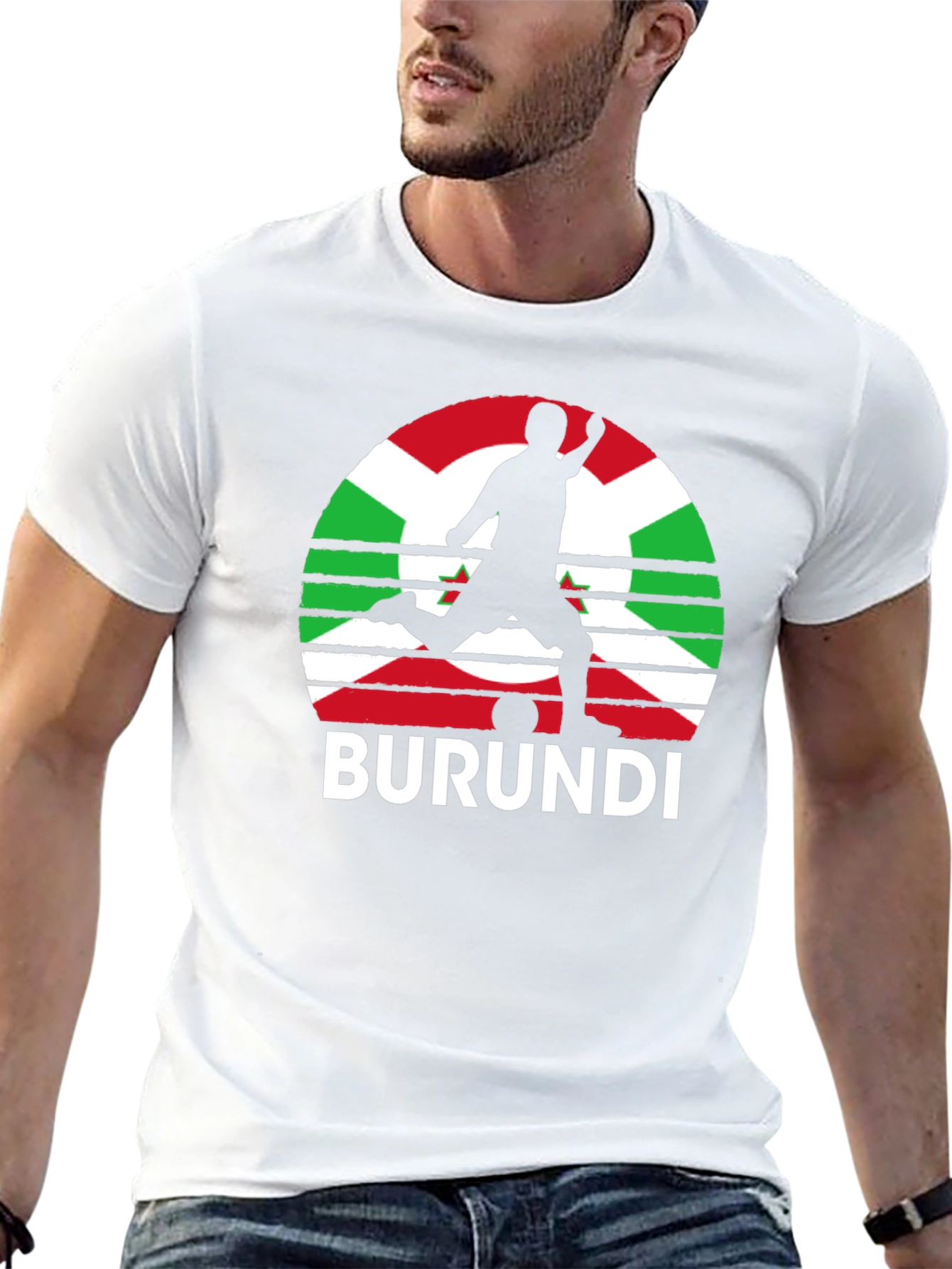 Burundi Soccer Flag T-Shirt