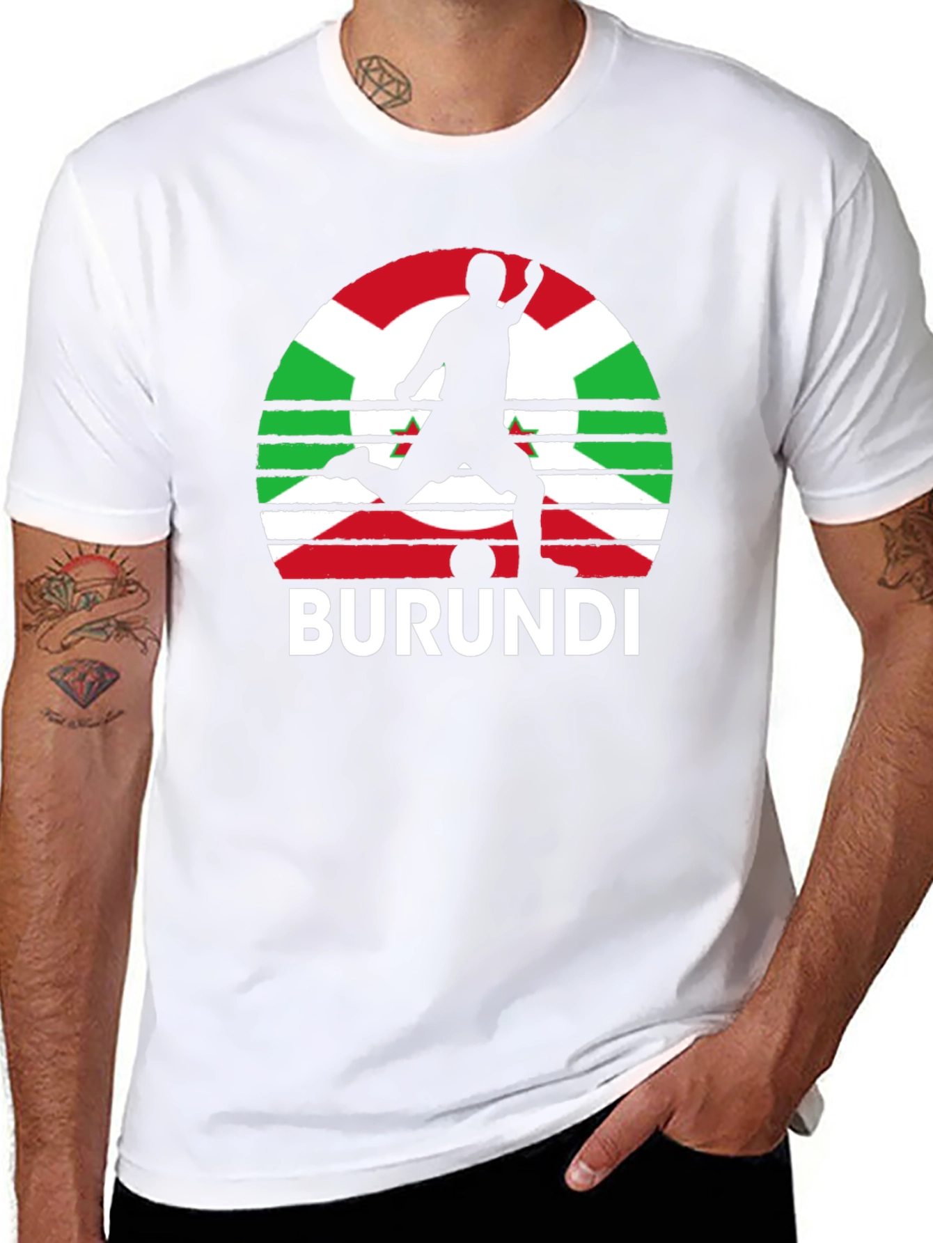 Burundi Soccer Flag T-Shirt