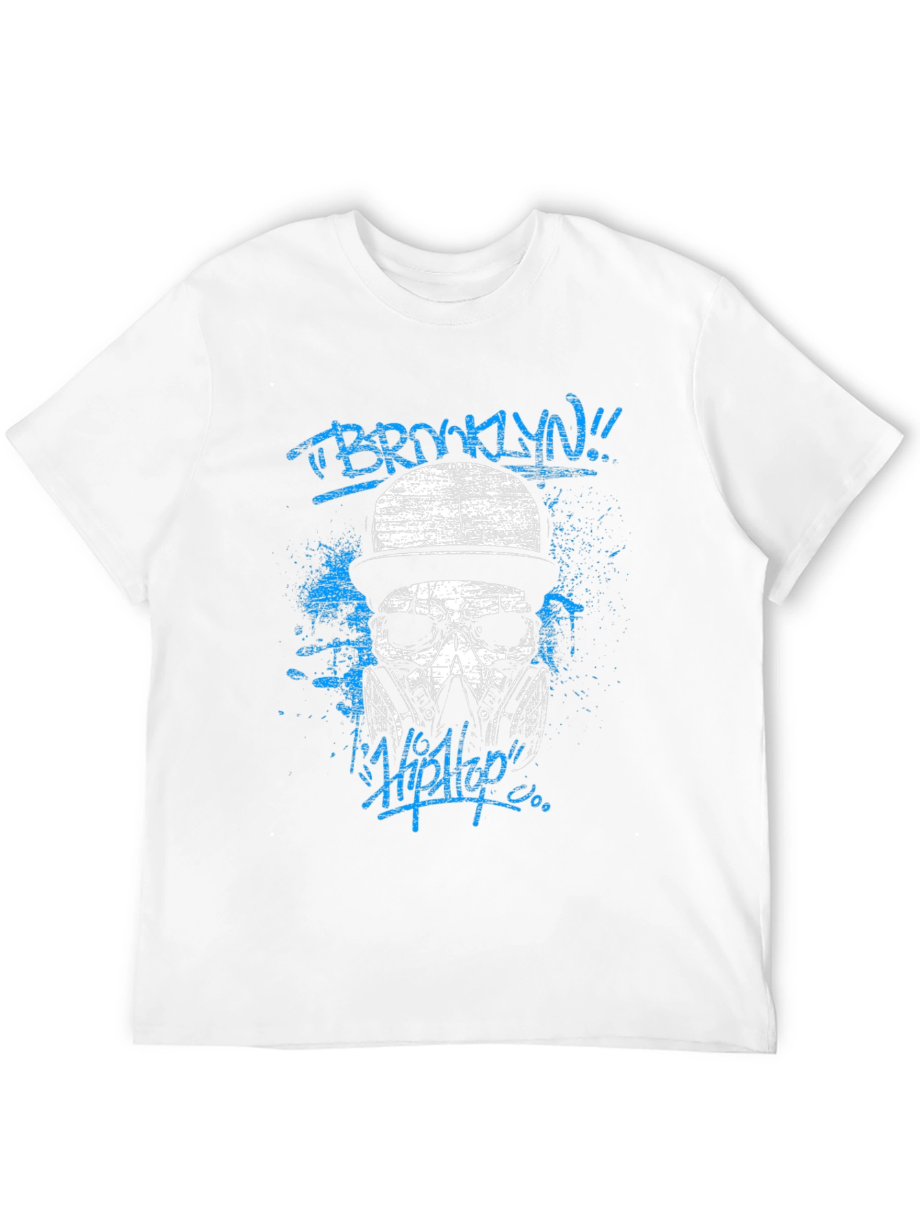 Skull Brooklyn HipHop Graphic Tee