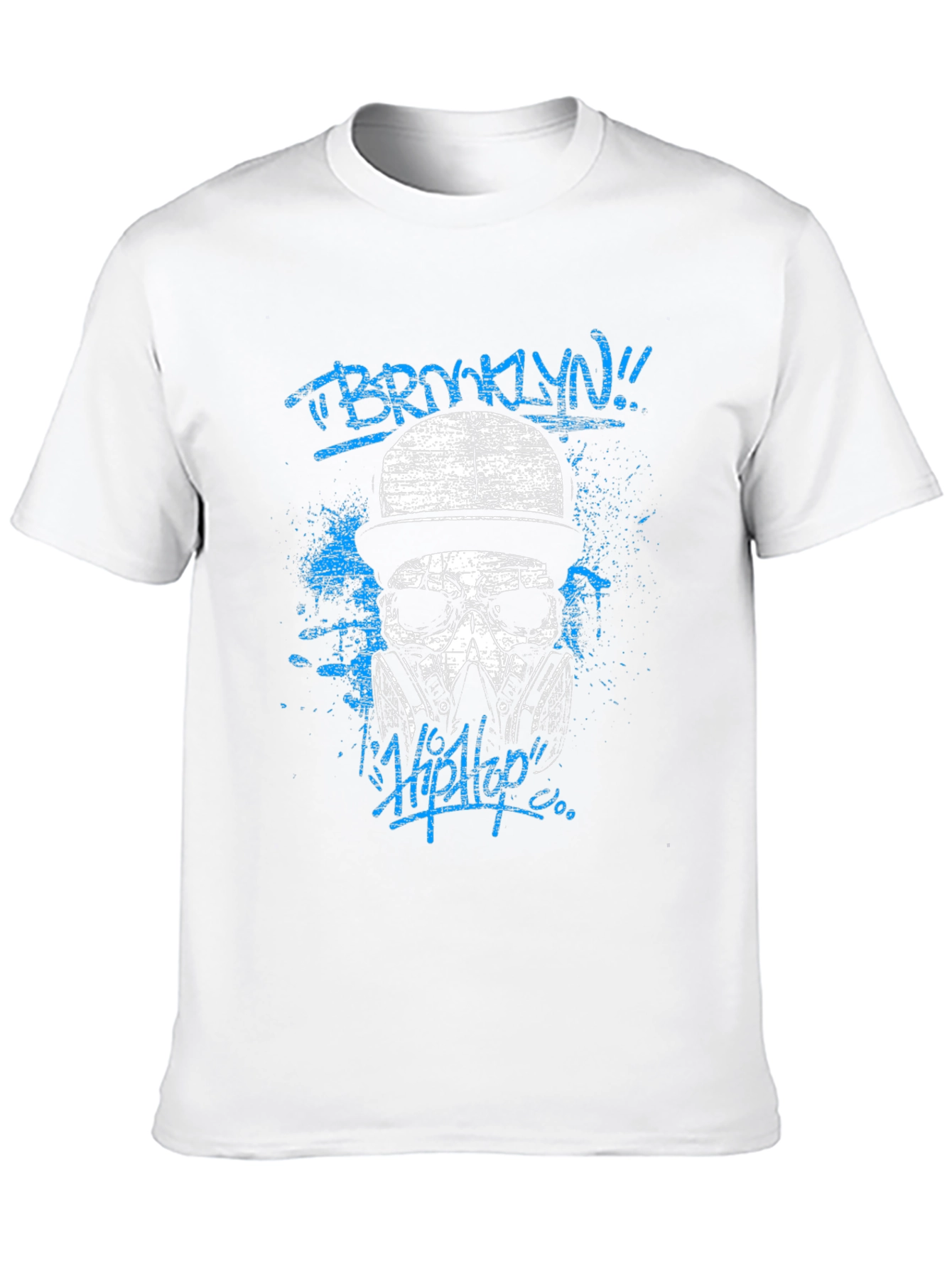 Skull Brooklyn HipHop Graphic Tee