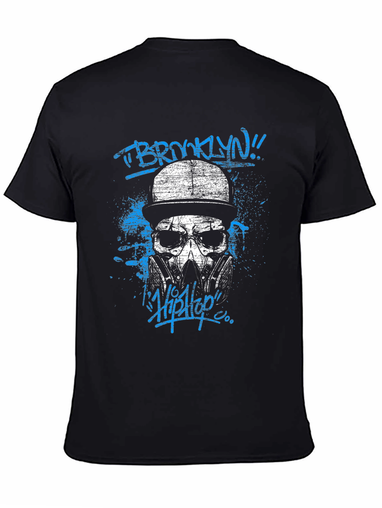 Skull Brooklyn HipHop Graphic Tee