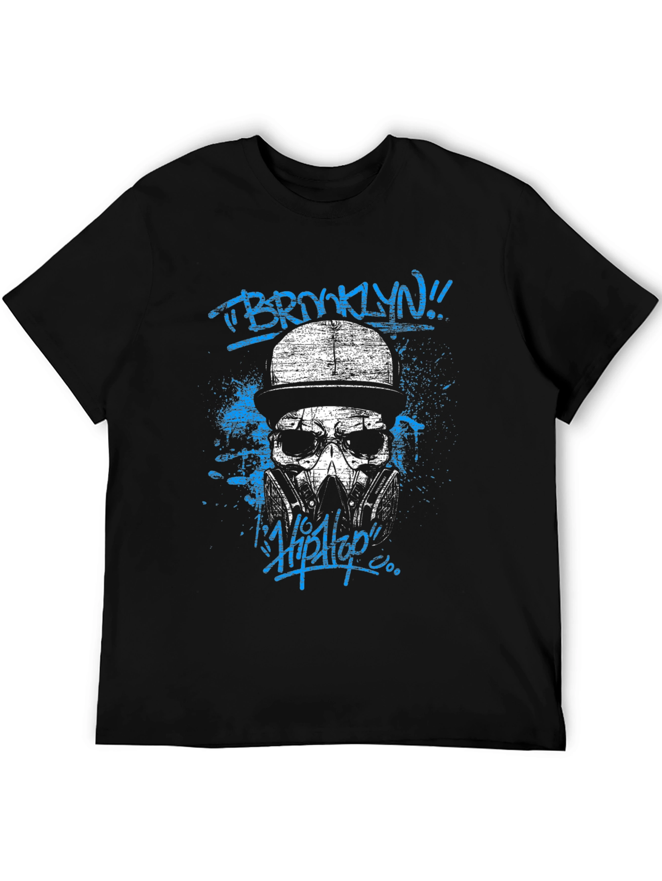 Skull Brooklyn HipHop Graphic Tee
