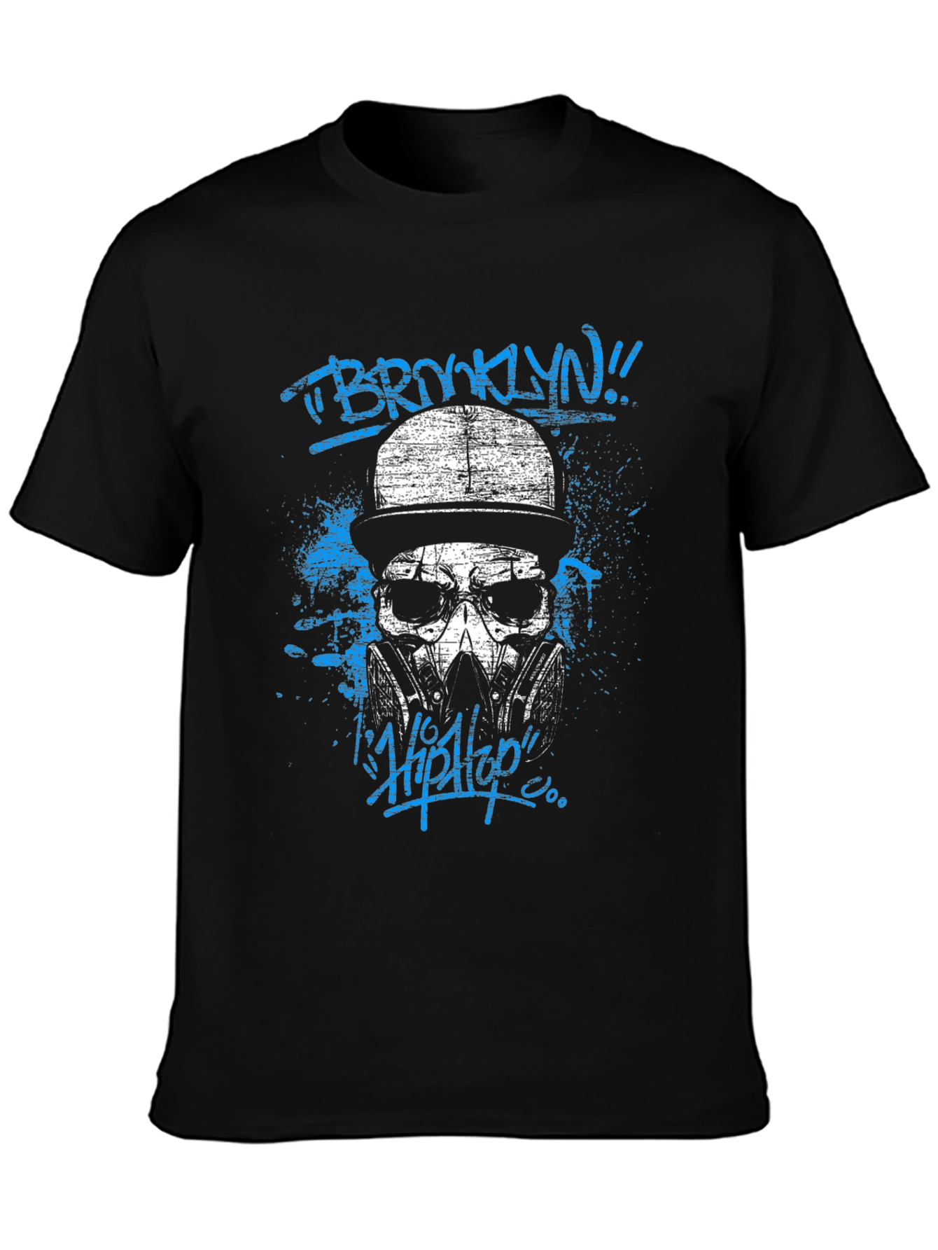 Skull Brooklyn HipHop Graphic Tee