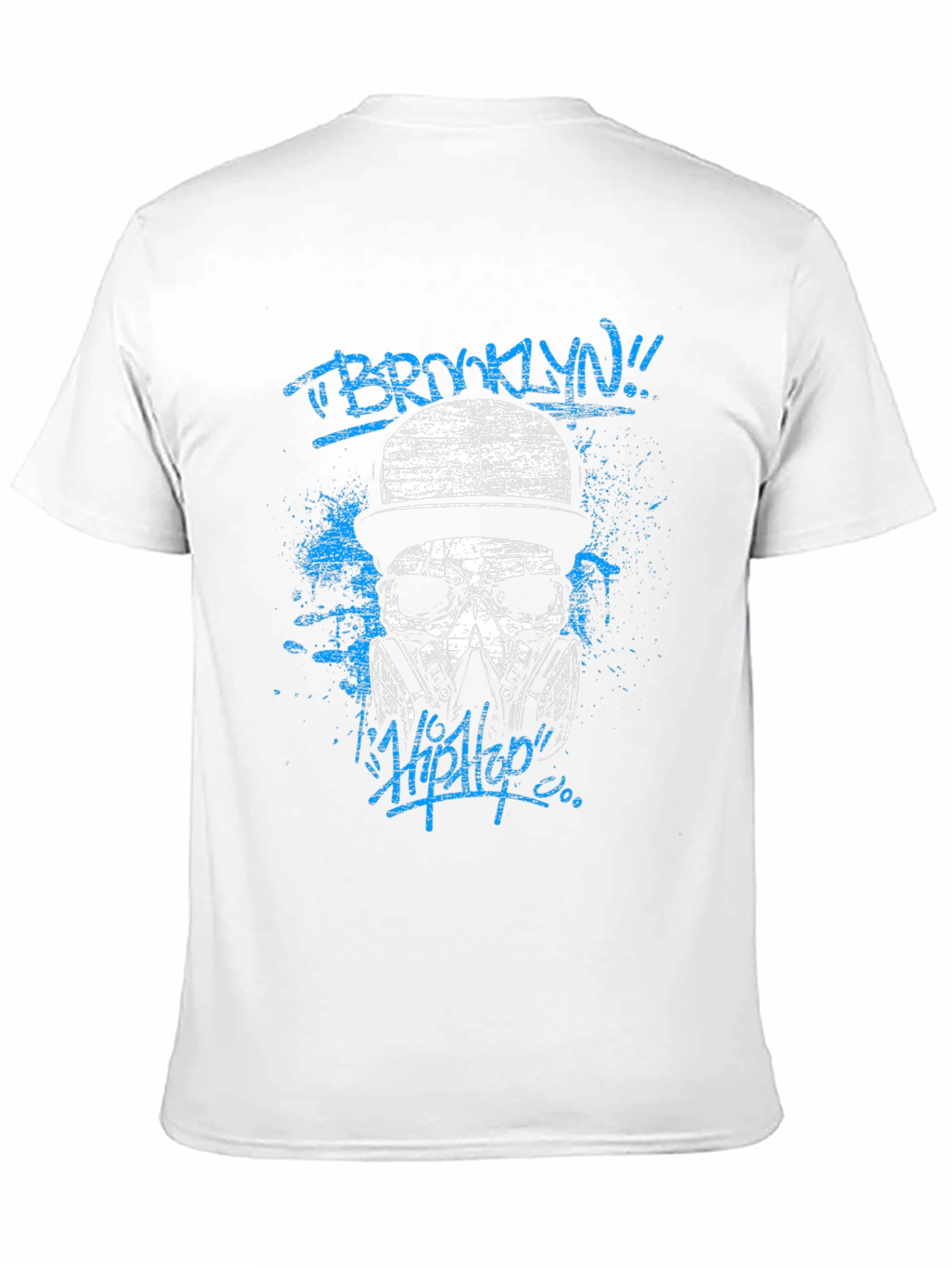 Skull Brooklyn HipHop Graphic Tee