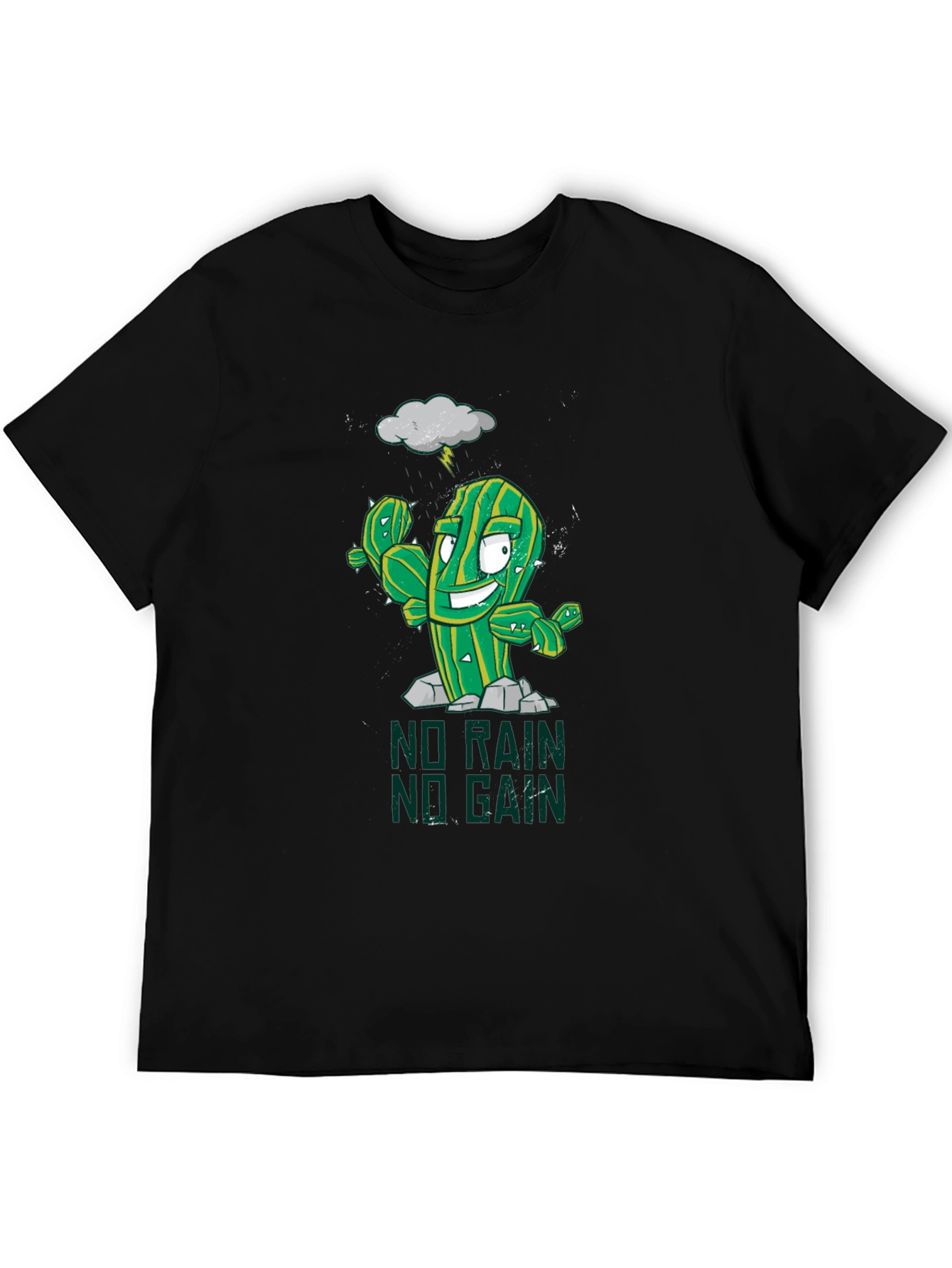 No Rain No Gain Cactus T-Shirt