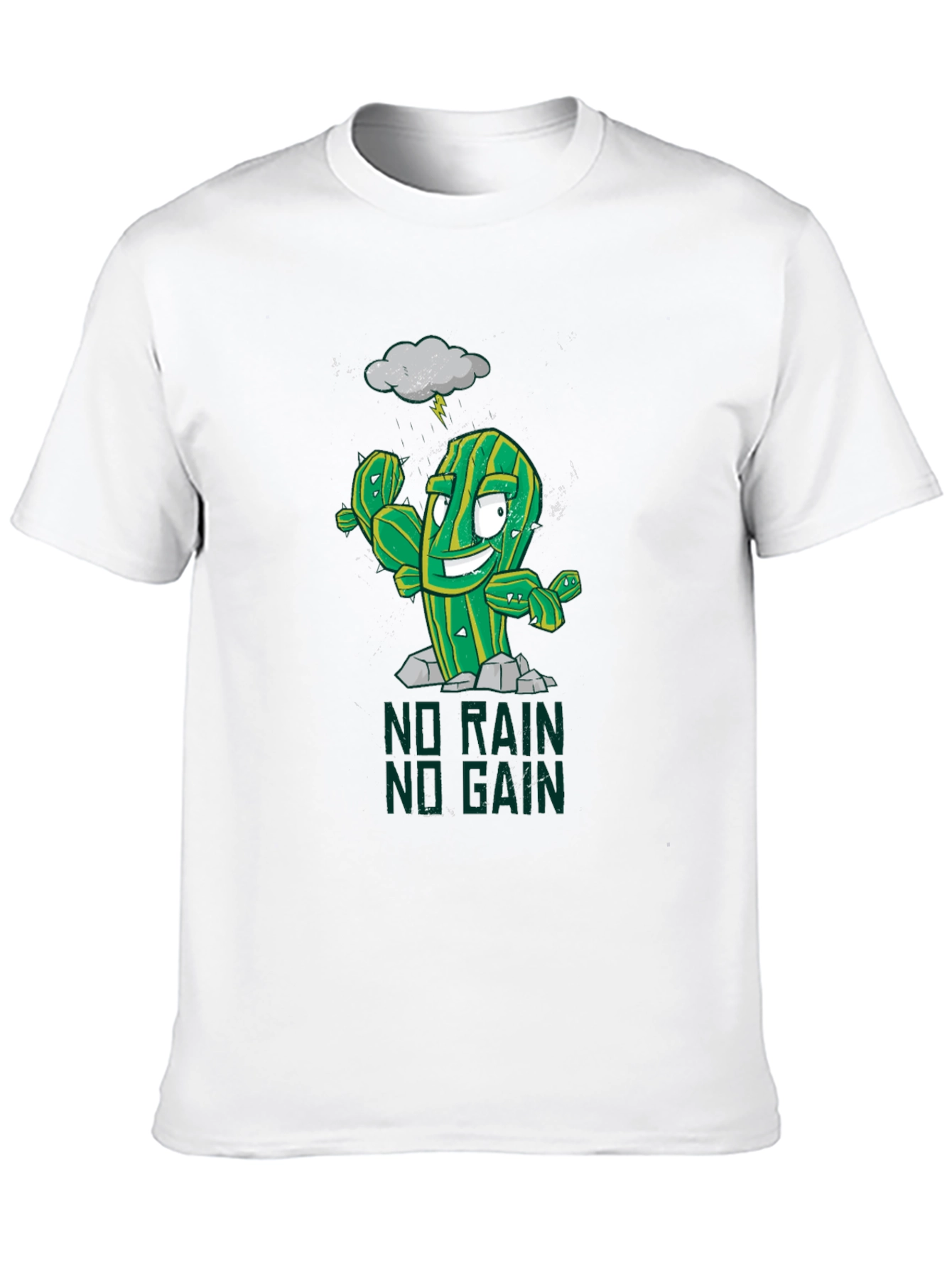 No Rain No Gain Cactus T-Shirt