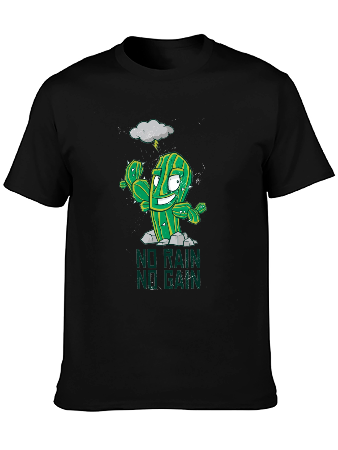 No Rain No Gain Cactus T-Shirt