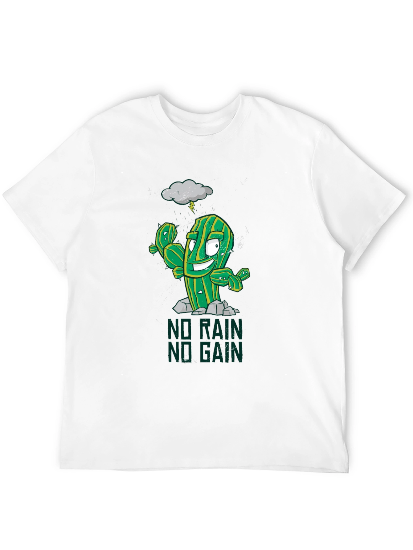 No Rain No Gain Cactus T-Shirt