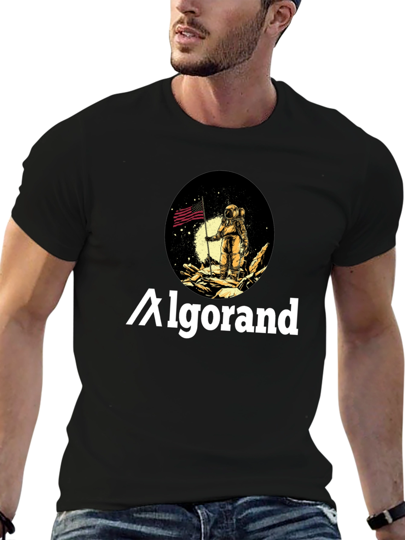 Algorand Astronaut Black T-Shirt
