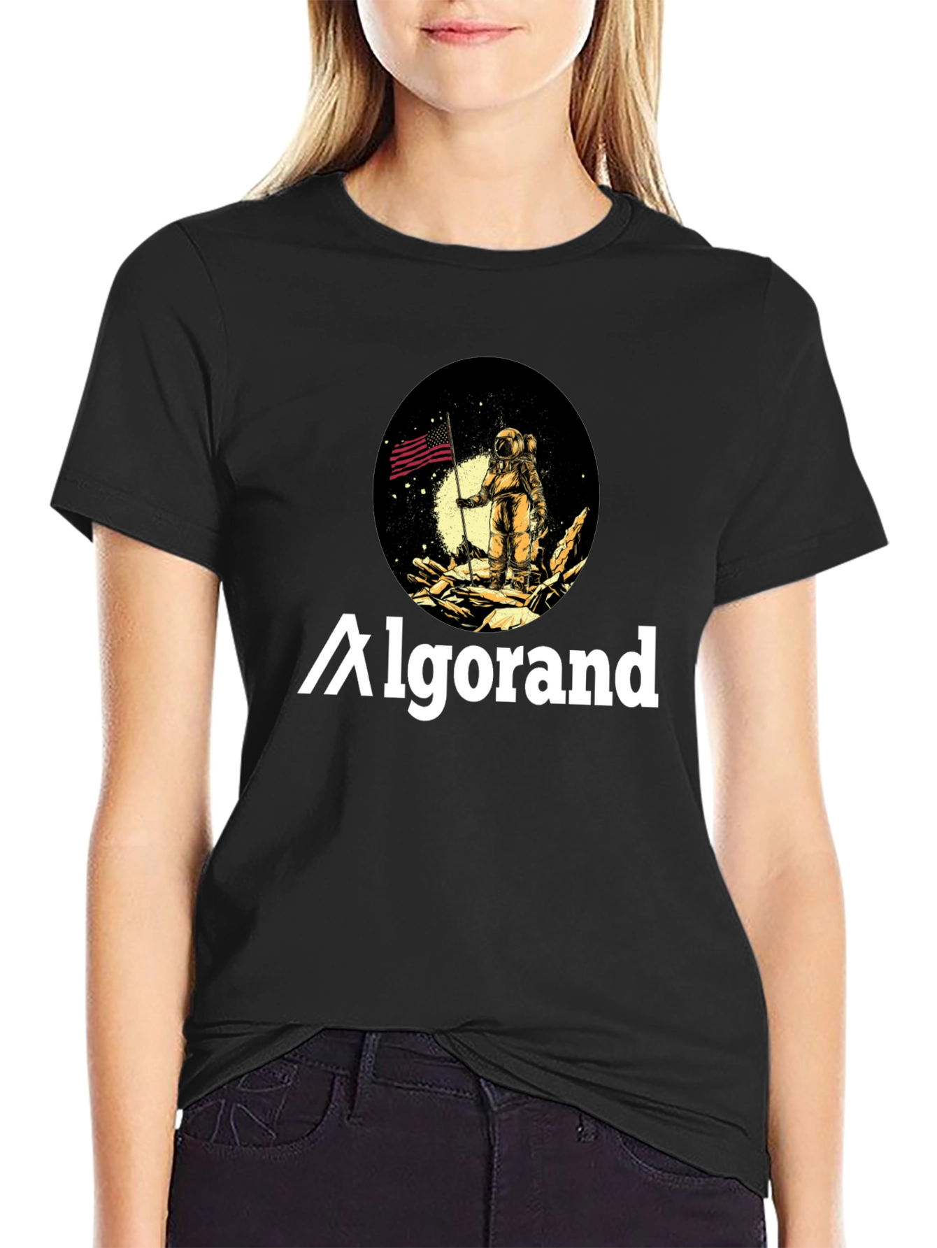 Algorand Astronaut Black T-Shirt