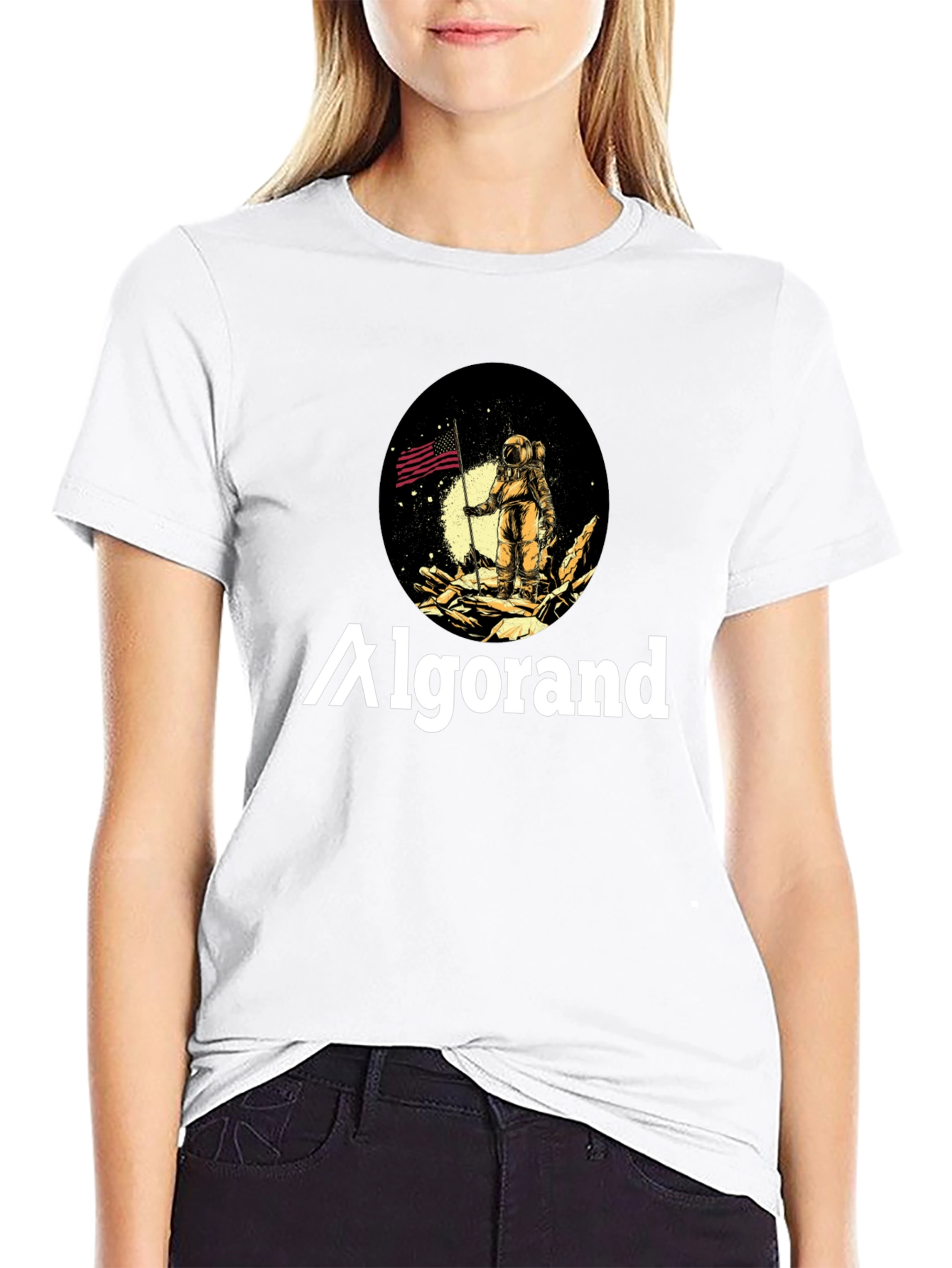 Algorand Astronaut Black T-Shirt