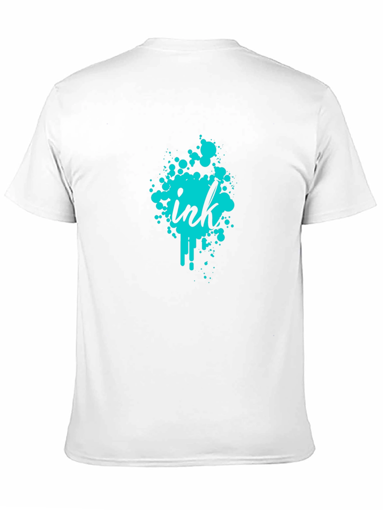 Ink Splatter Graphic Tee - Modern Casual Wear