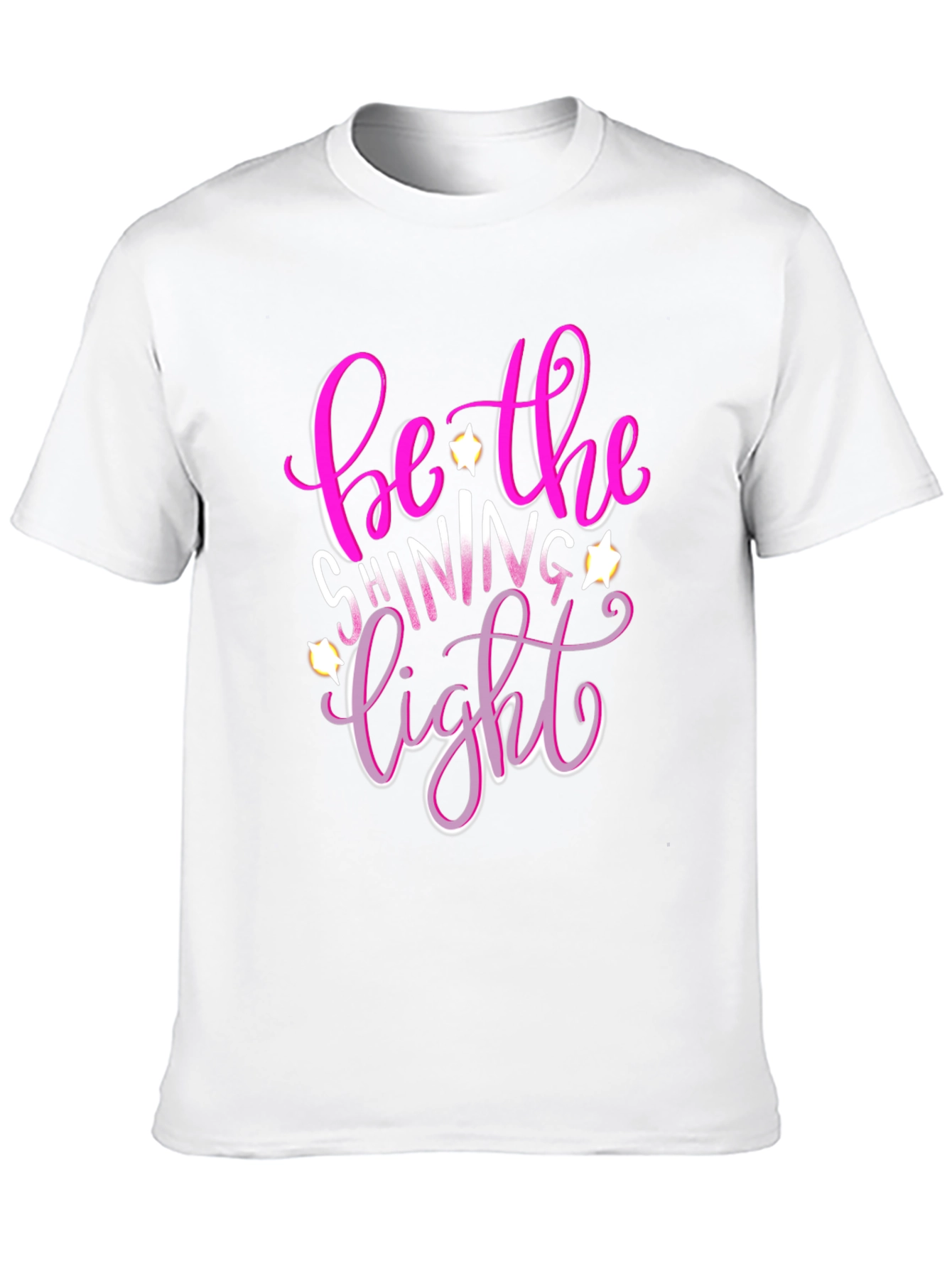 Be The Shining Light T-Shirt - Graphic Print Tee