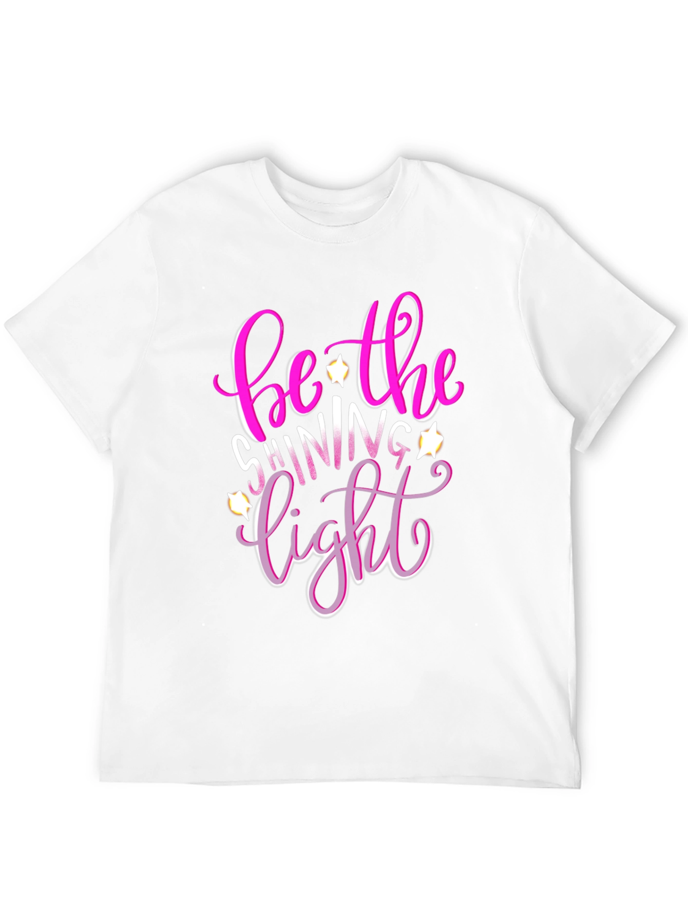 Be The Shining Light T-Shirt - Graphic Print Tee