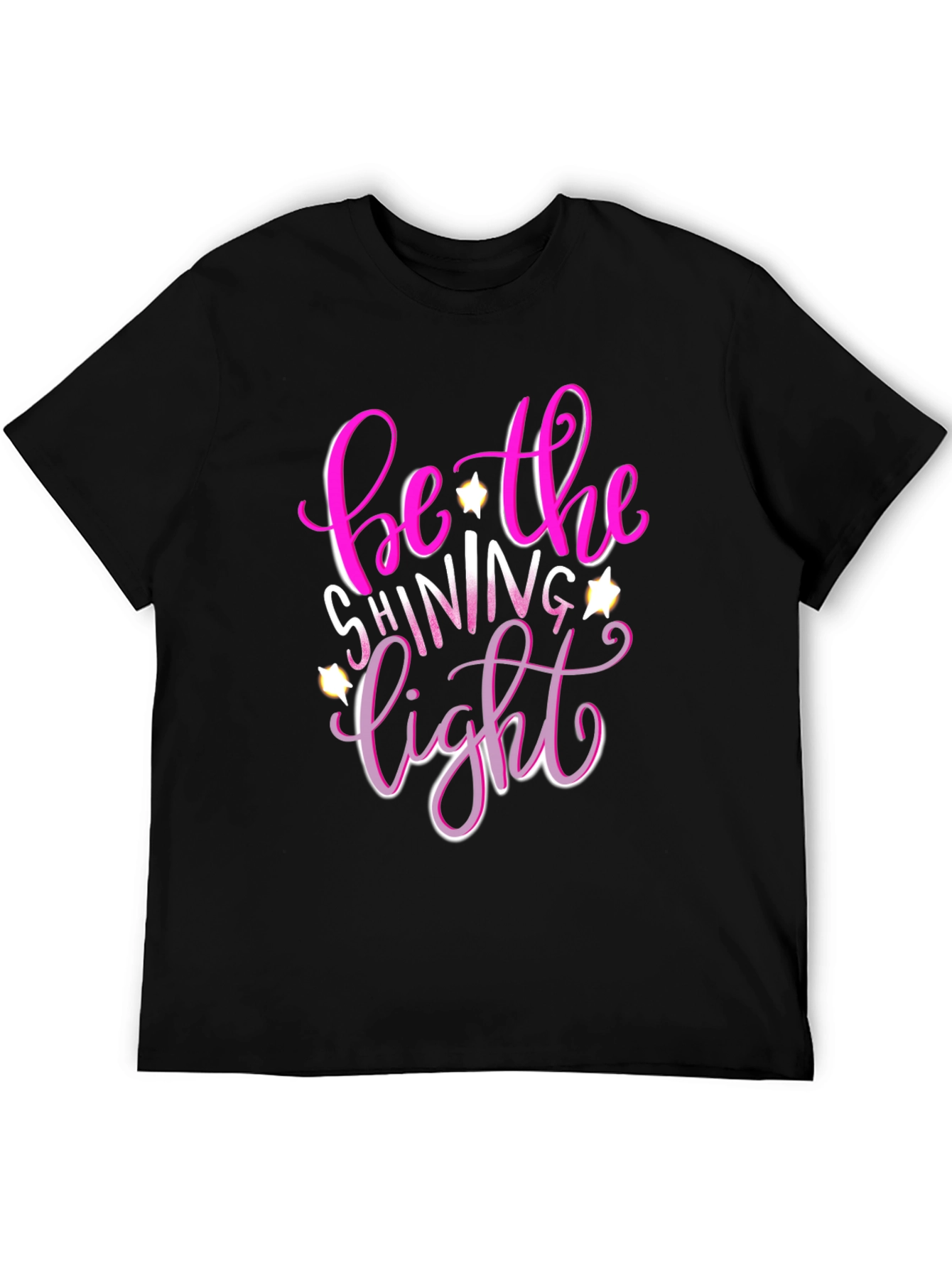 Be The Shining Light T-Shirt - Graphic Print Tee