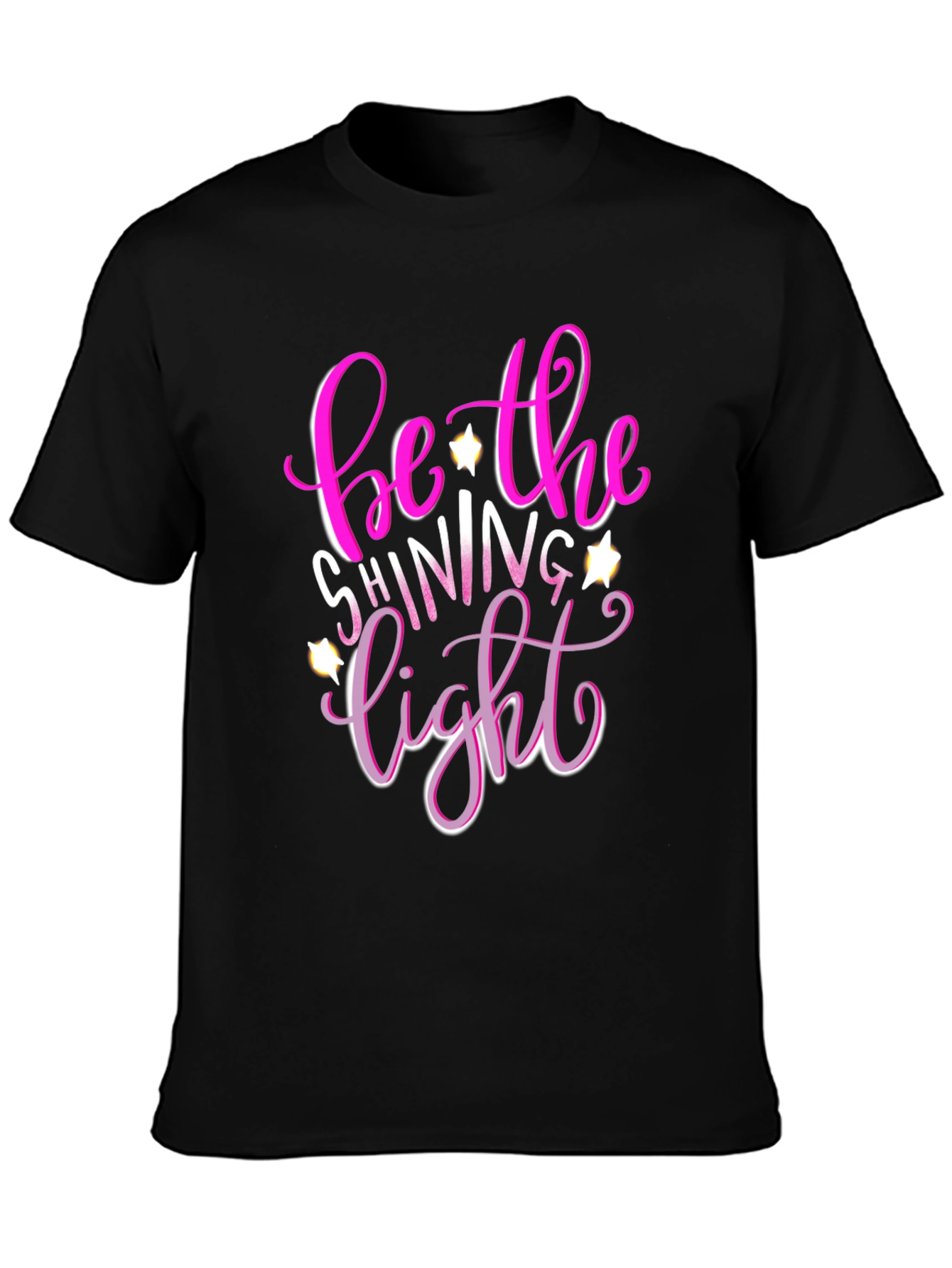 Be The Shining Light T-Shirt - Graphic Print Tee