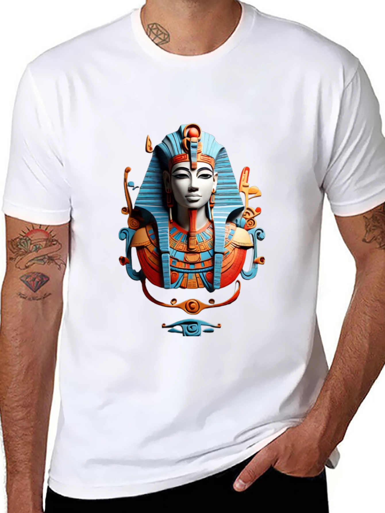 Egyptian Pharaoh Graphic T-Shirt - Unique Design
