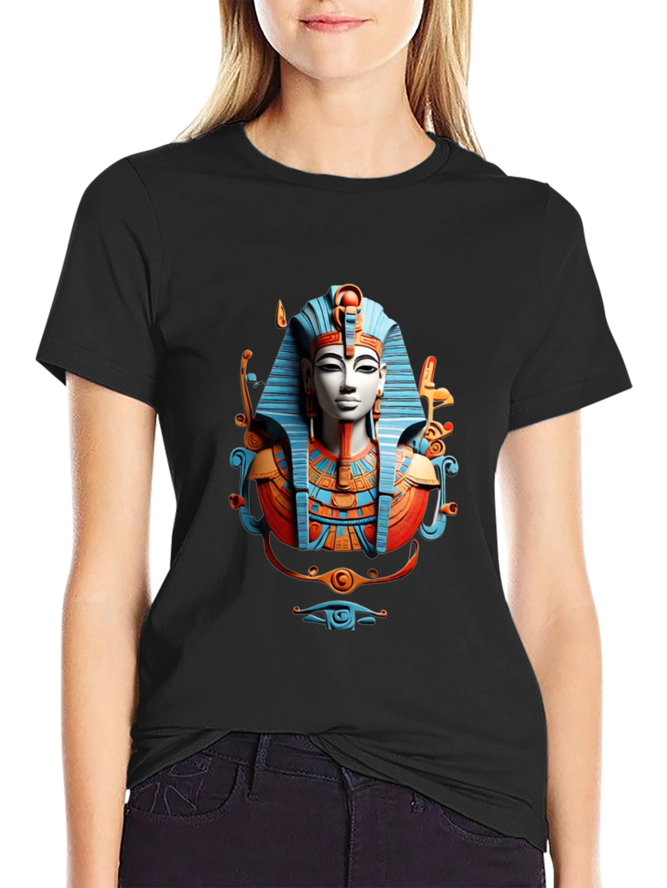Egyptian Pharaoh Graphic T-Shirt - Unique Design