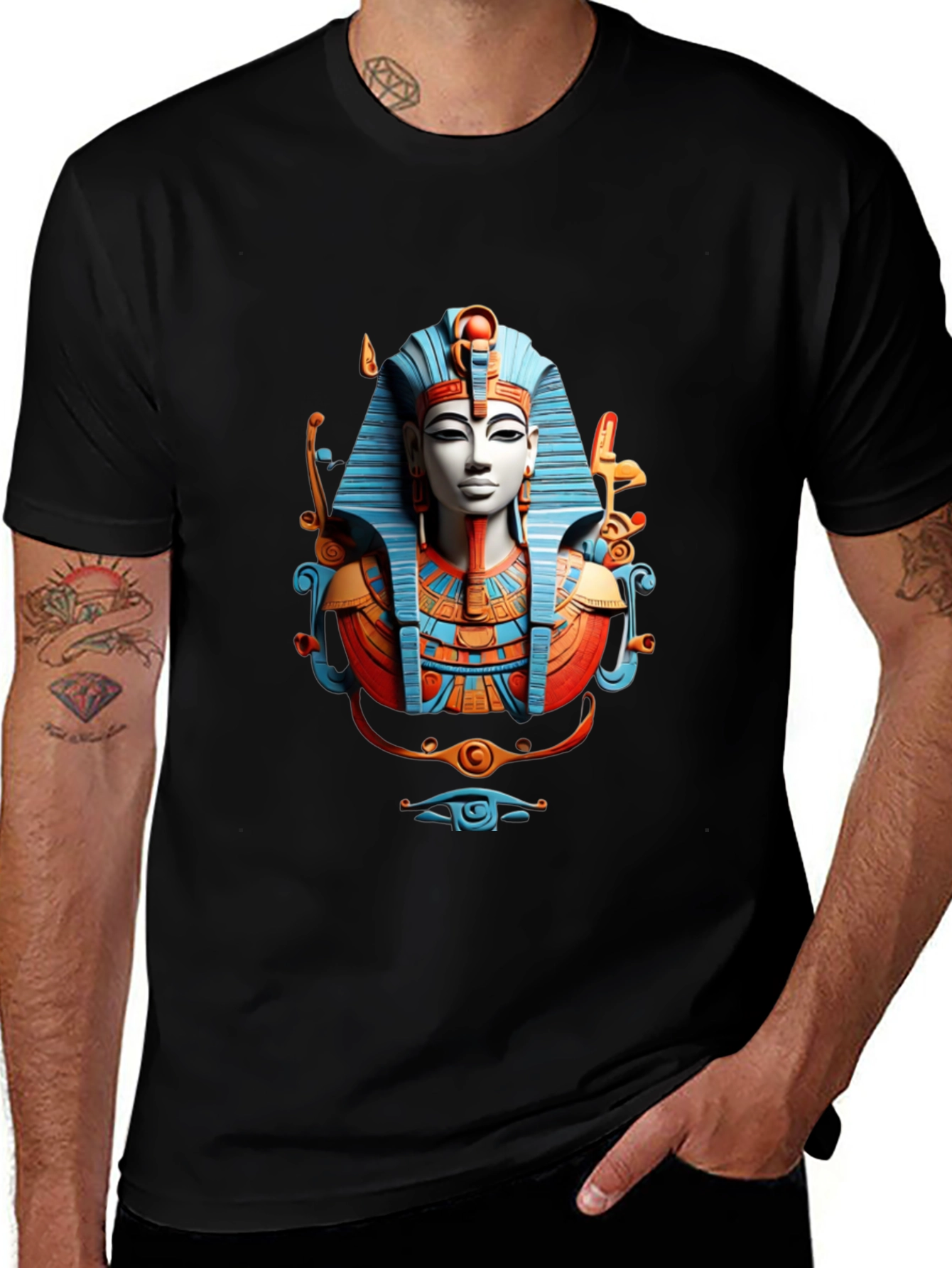 Egyptian Pharaoh Graphic T-Shirt - Unique Design