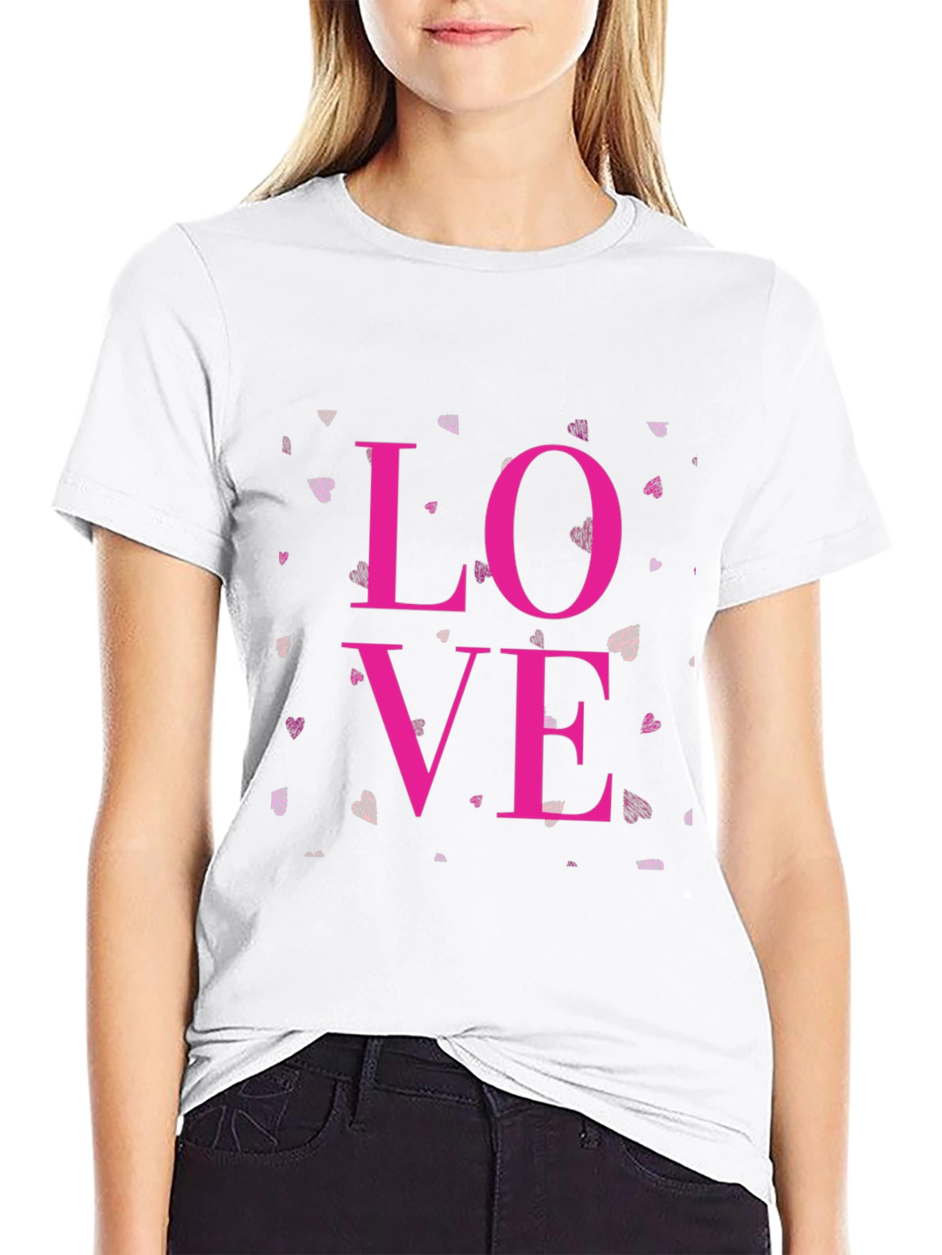 Love Graphic Black Tee - Mens Casual T-Shirt