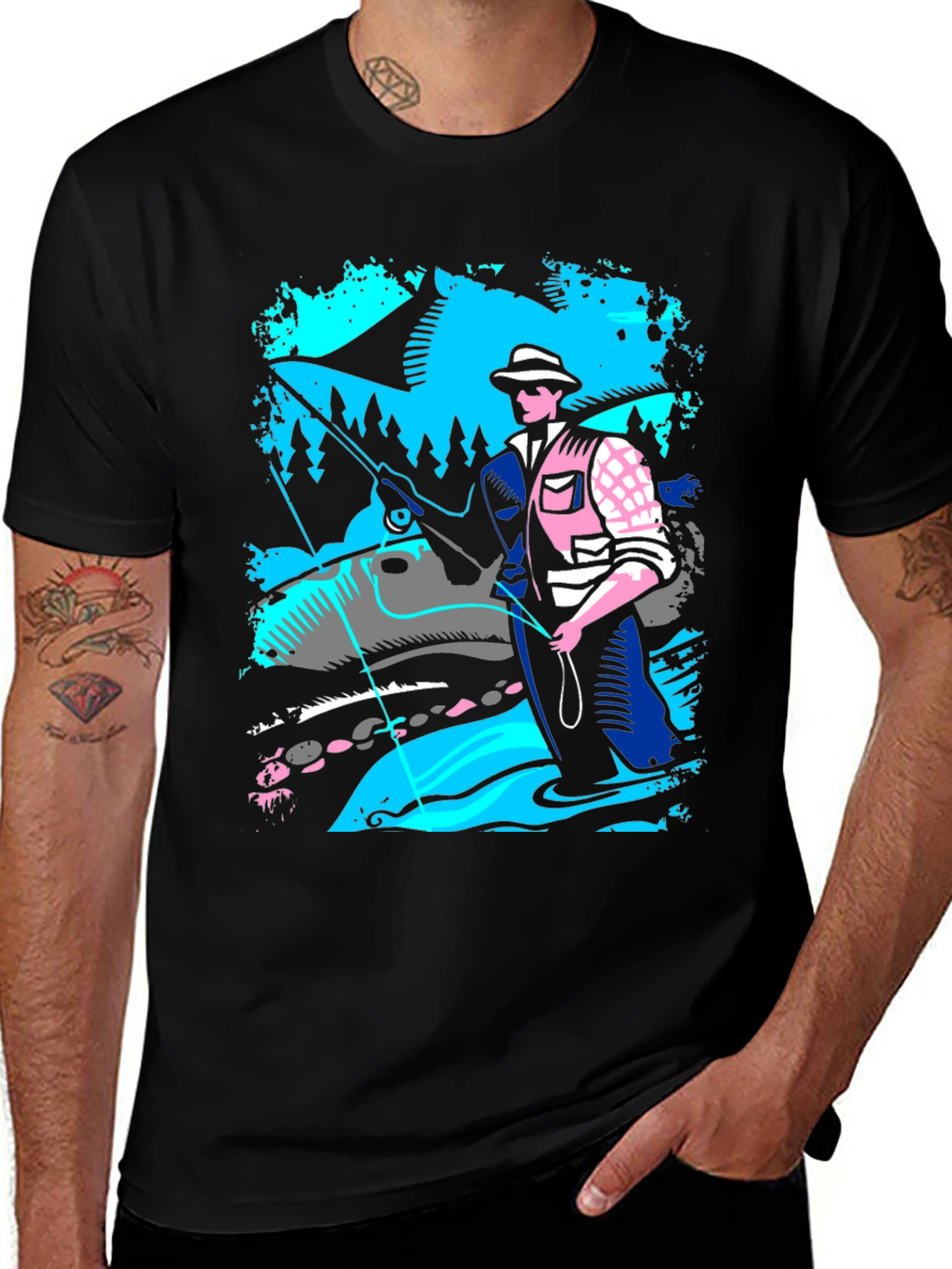 Fishing T-Shirt: Fisherman Graphic Tee