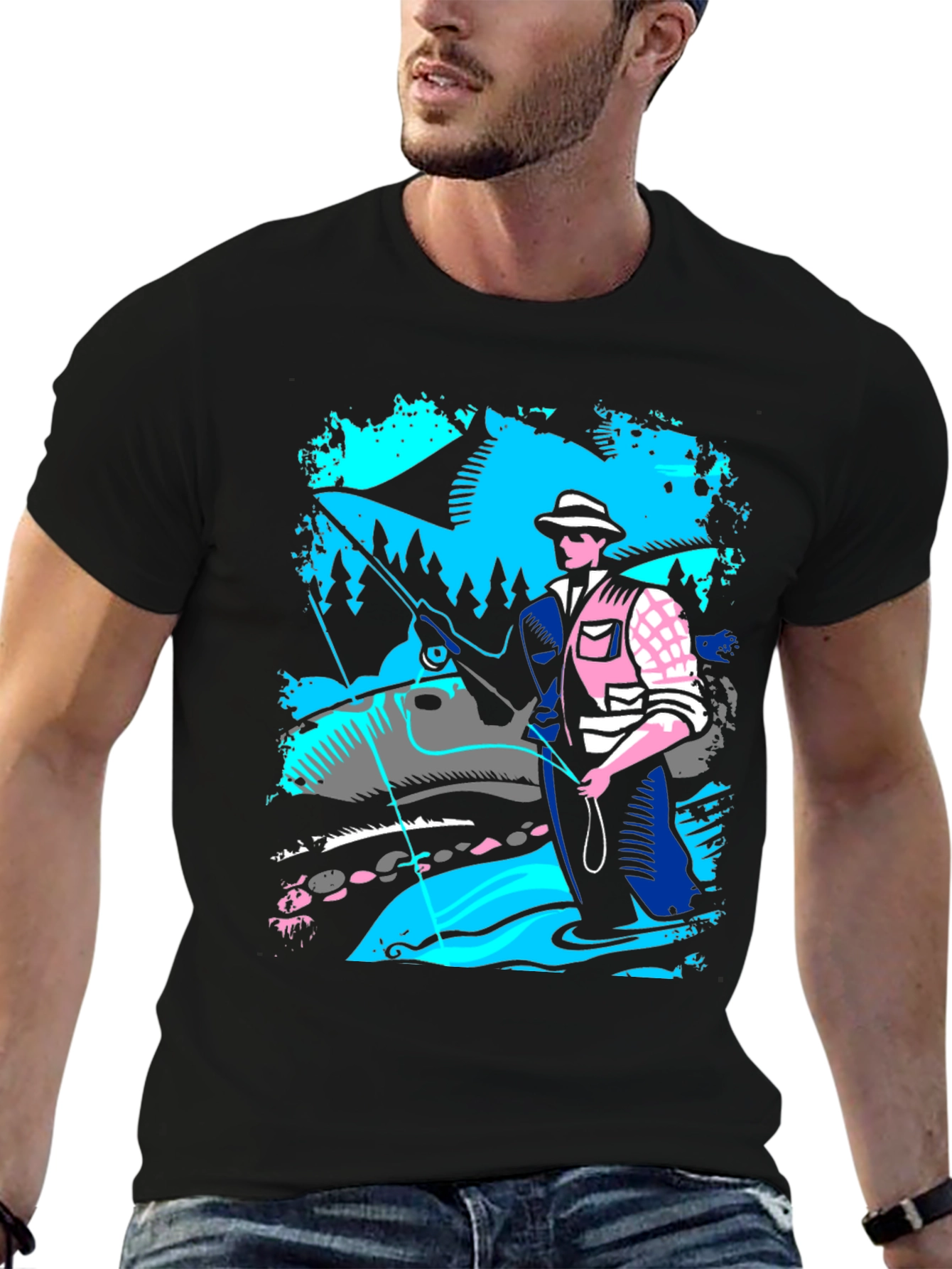 Fishing T-Shirt: Fisherman Graphic Tee
