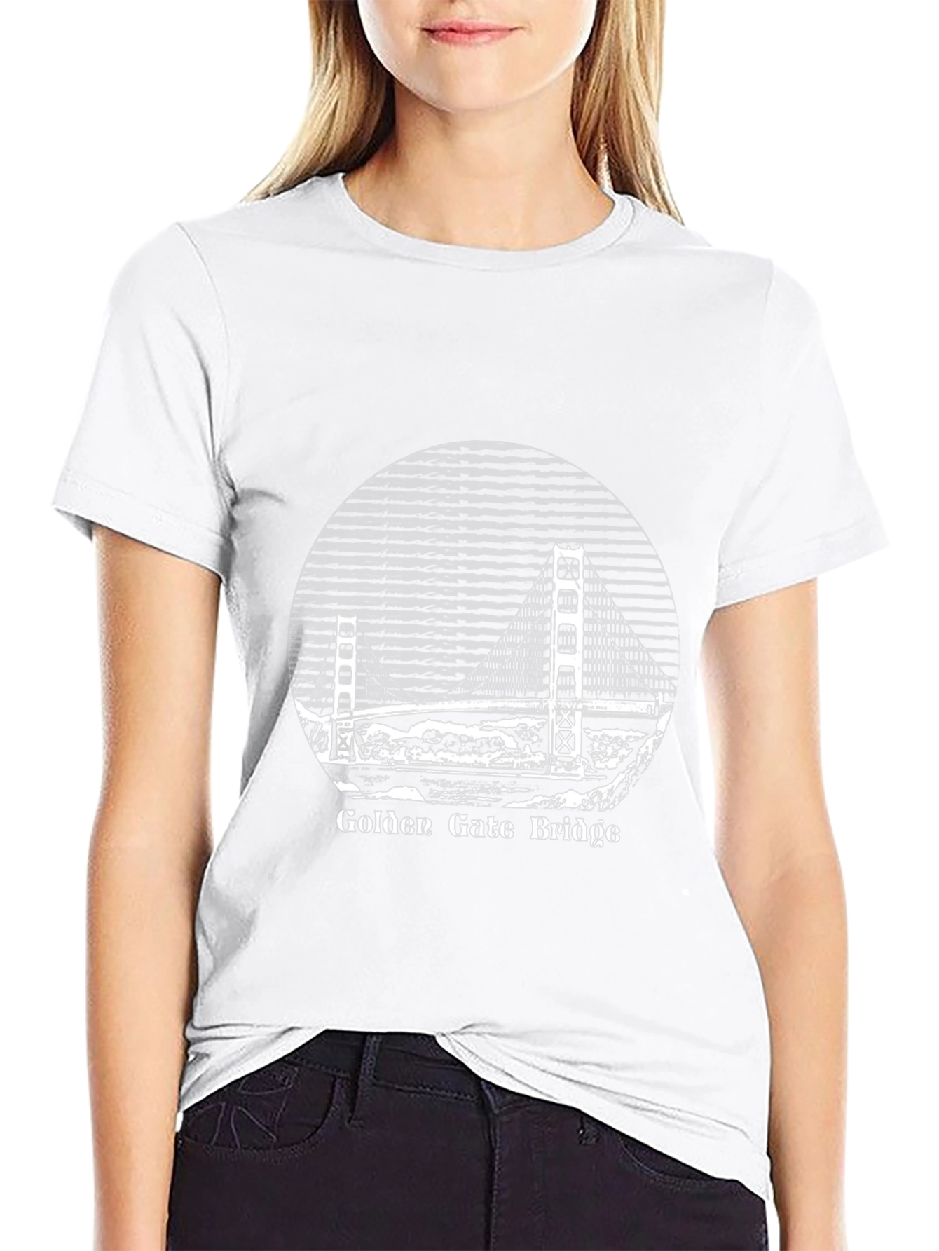Golden Gate Bridge Graphic Tee - Black