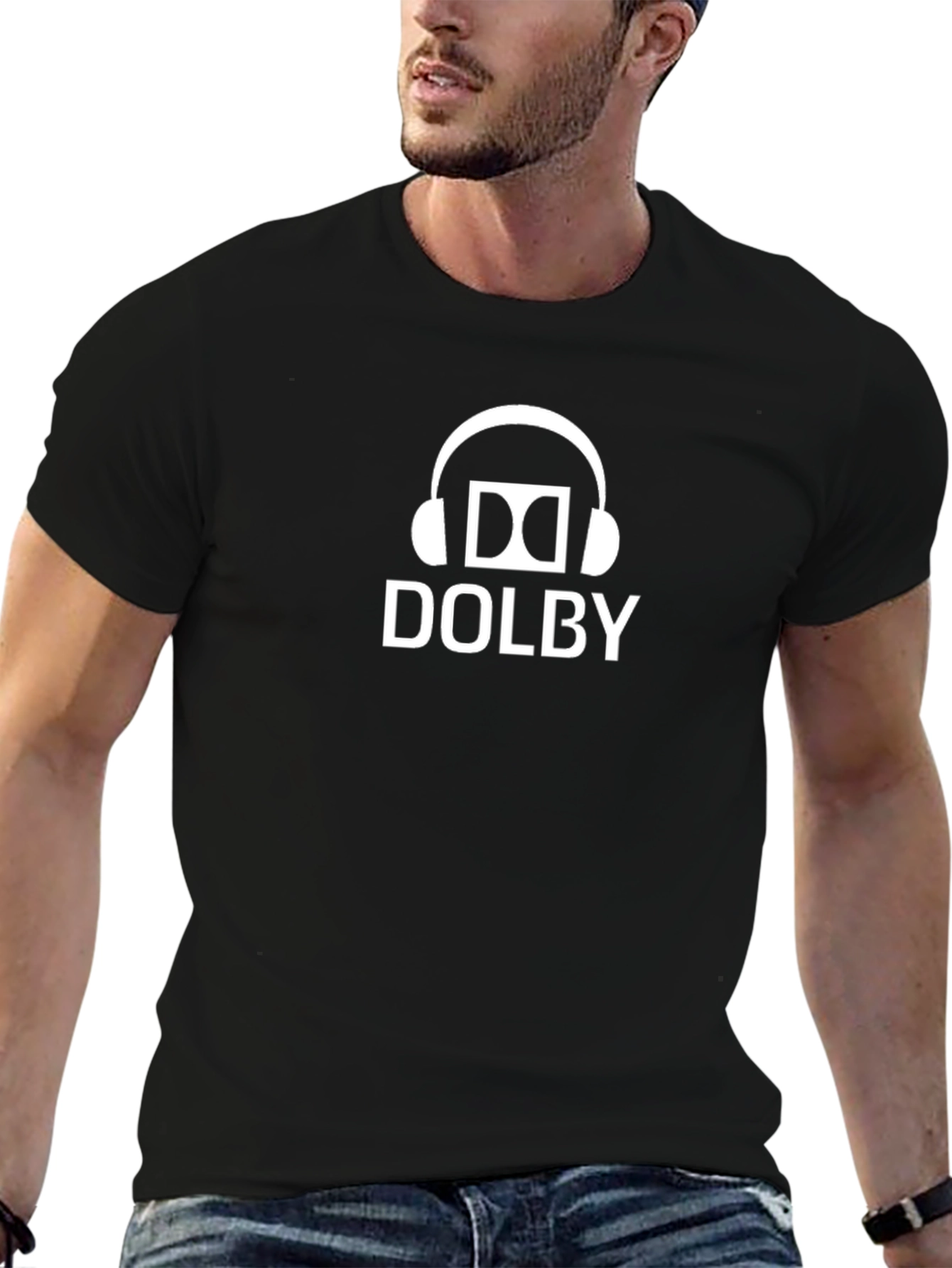 Dolby Headphone Graphic T-Shirt - Black