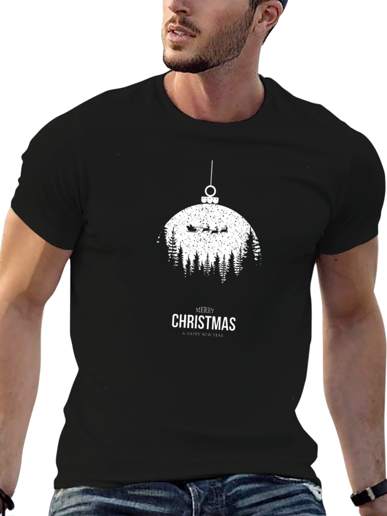 Merry Christmas T-Shirt Festive Holiday Graphic Tee
