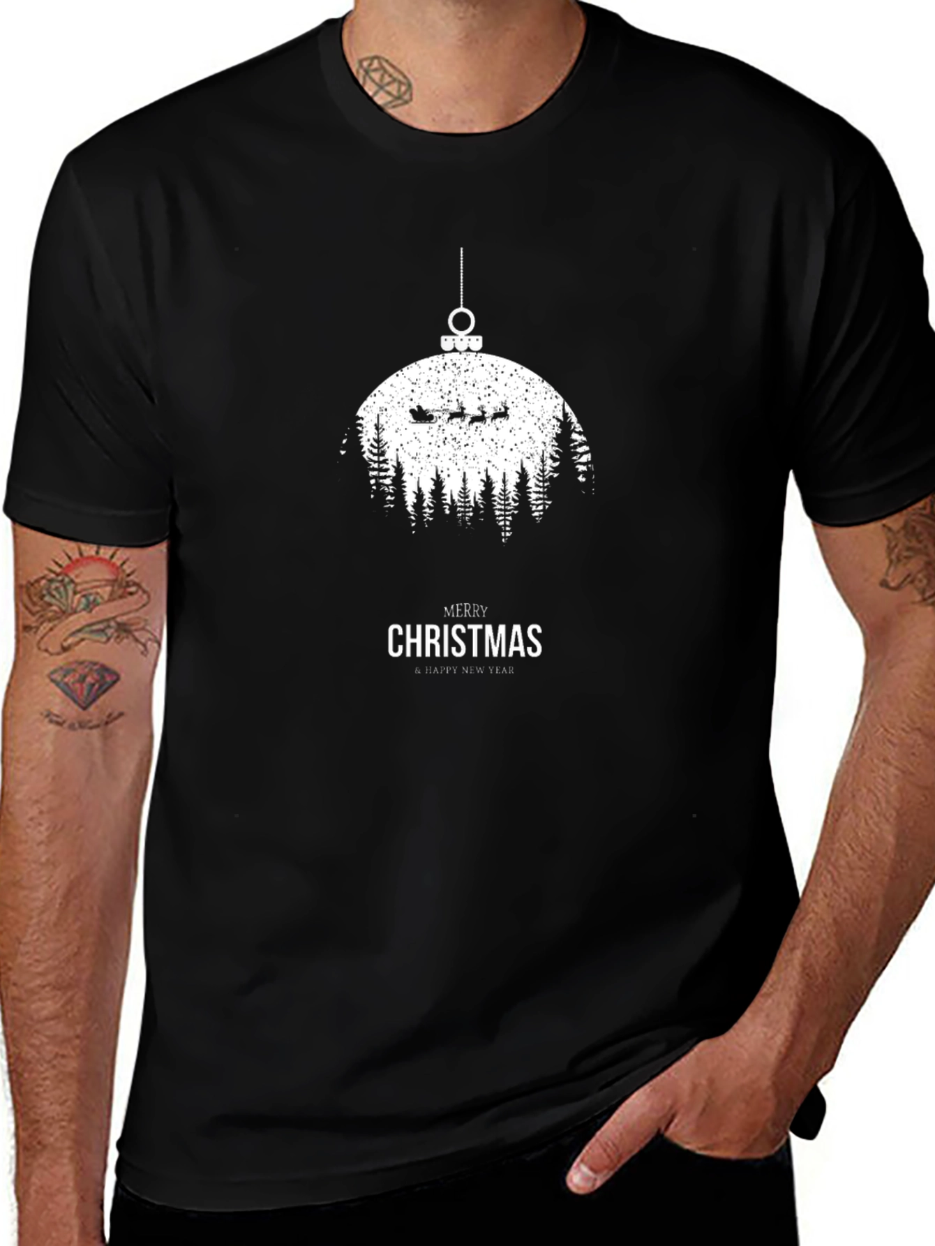 Merry Christmas T-Shirt Festive Holiday Graphic Tee