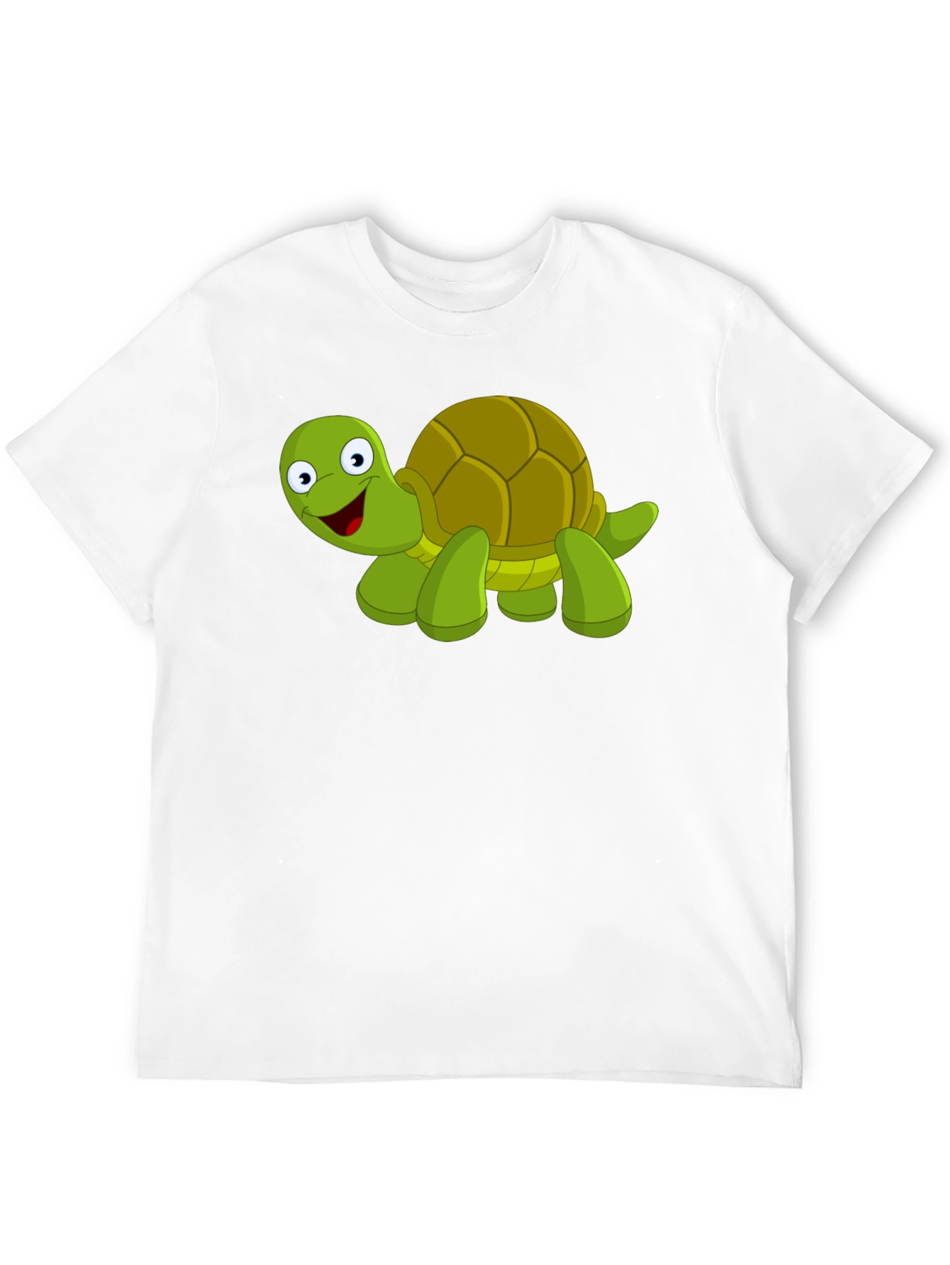Cartoon Turtle Graphic T-Shirt