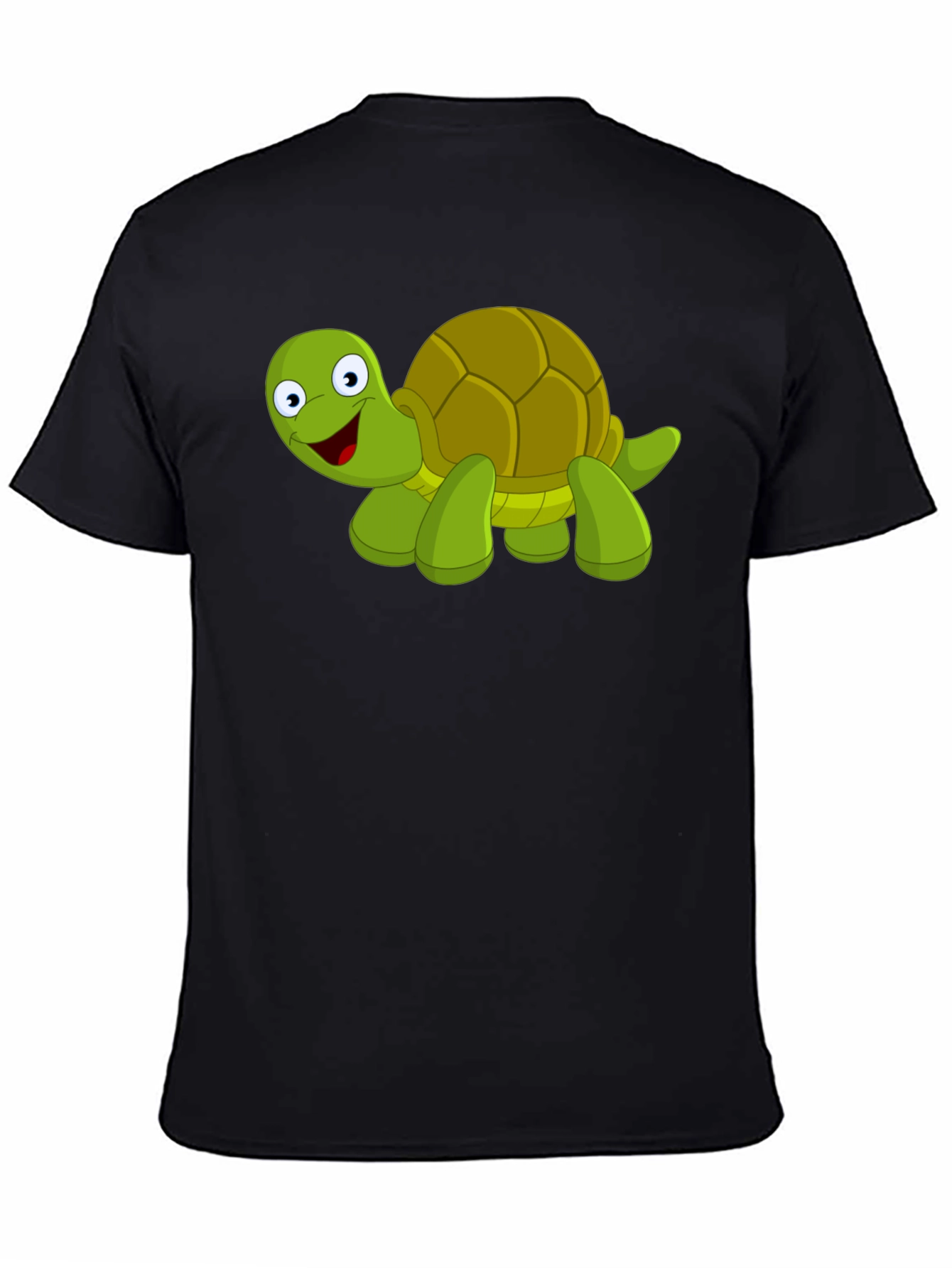 Cartoon Turtle Graphic T-Shirt