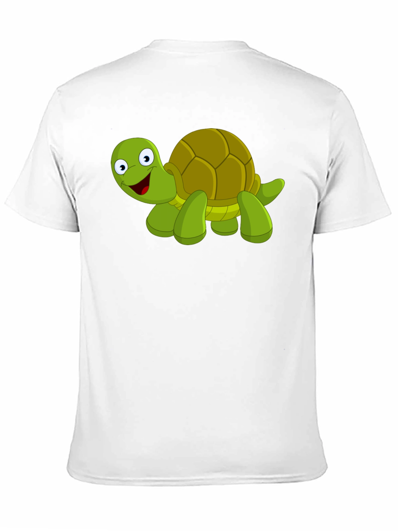 Cartoon Turtle Graphic T-Shirt