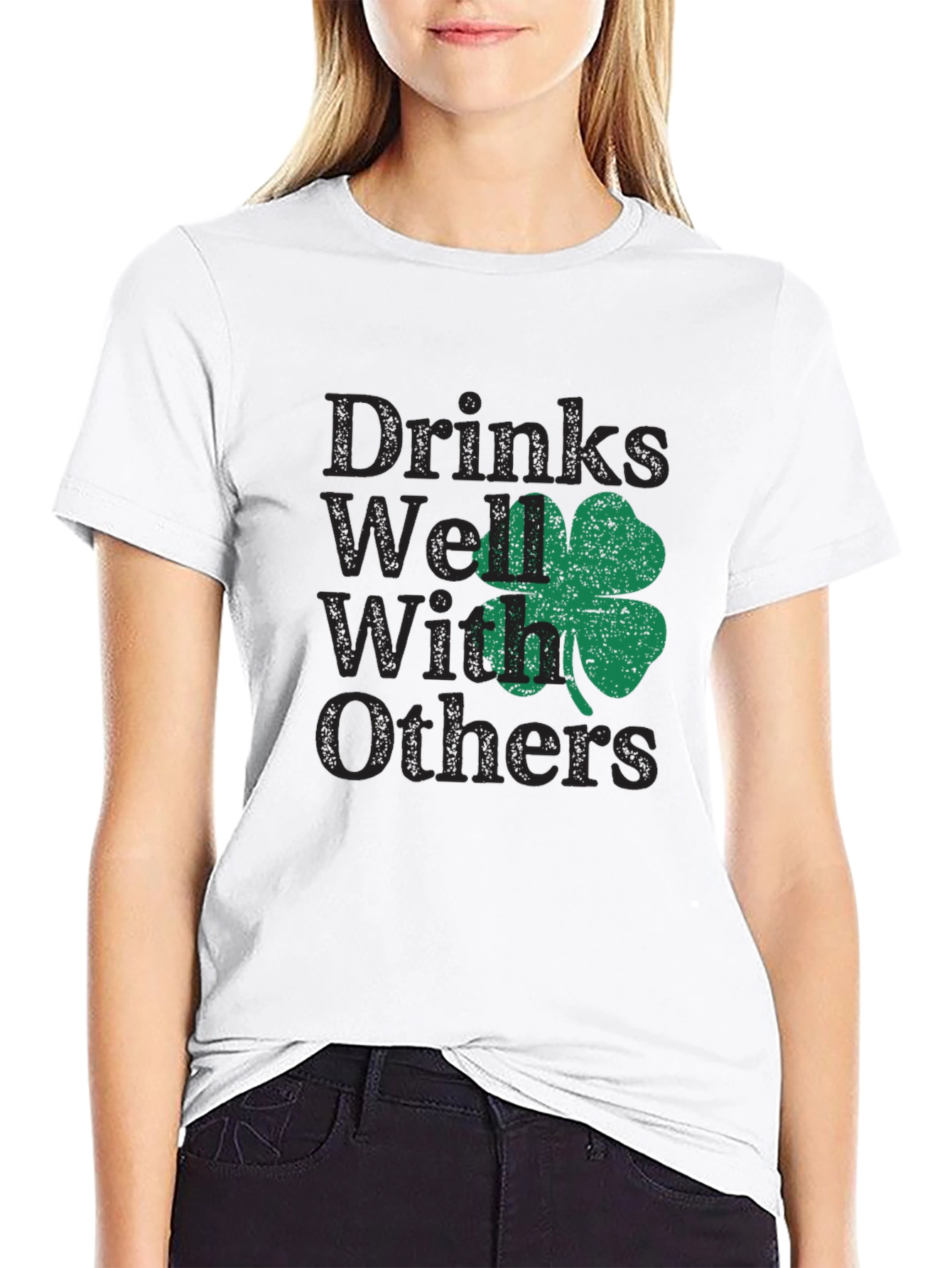 Drinks Well With Others St. Patricks Day T-Shirt
