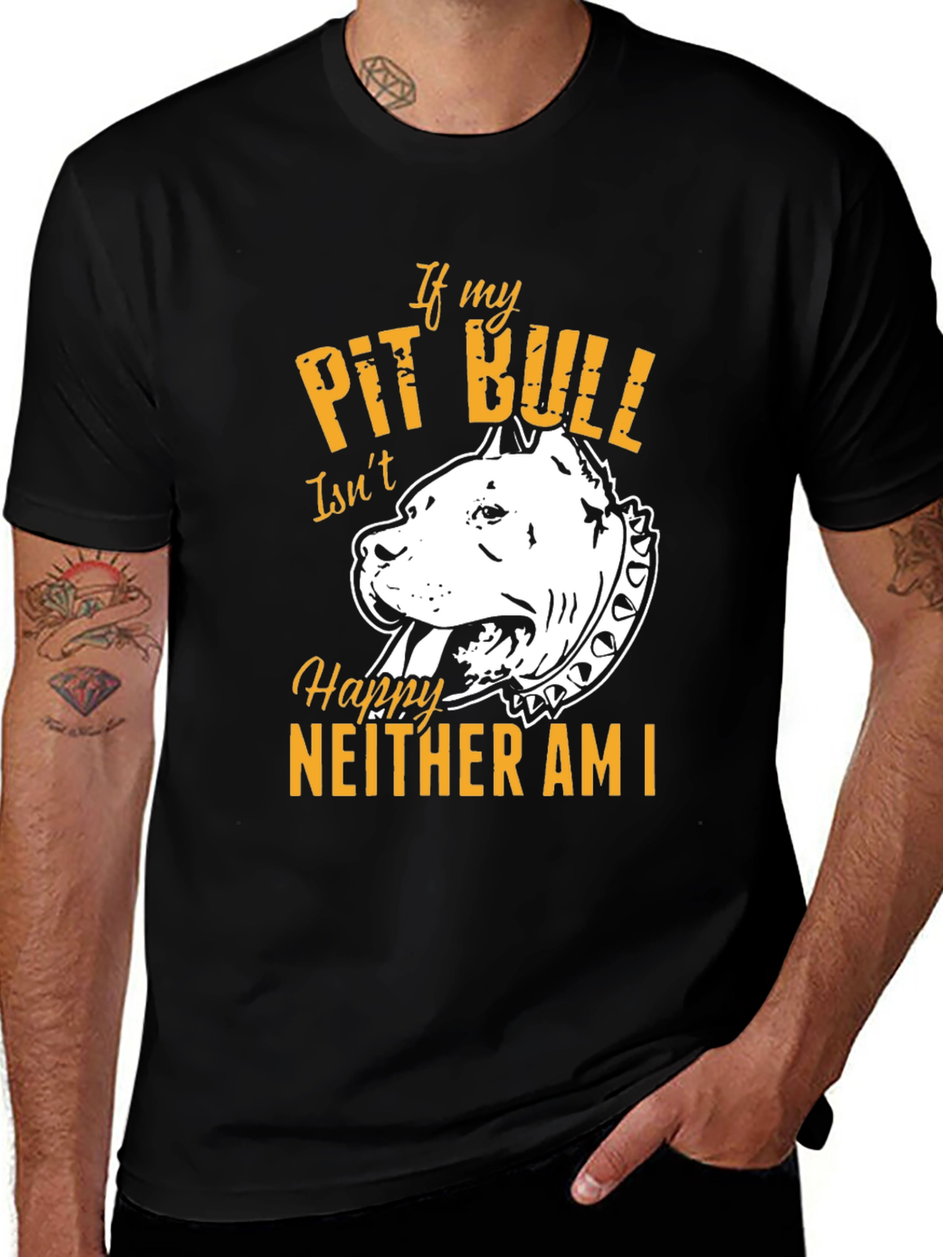 If My Pit Bull Isnt Happy T-Shirt