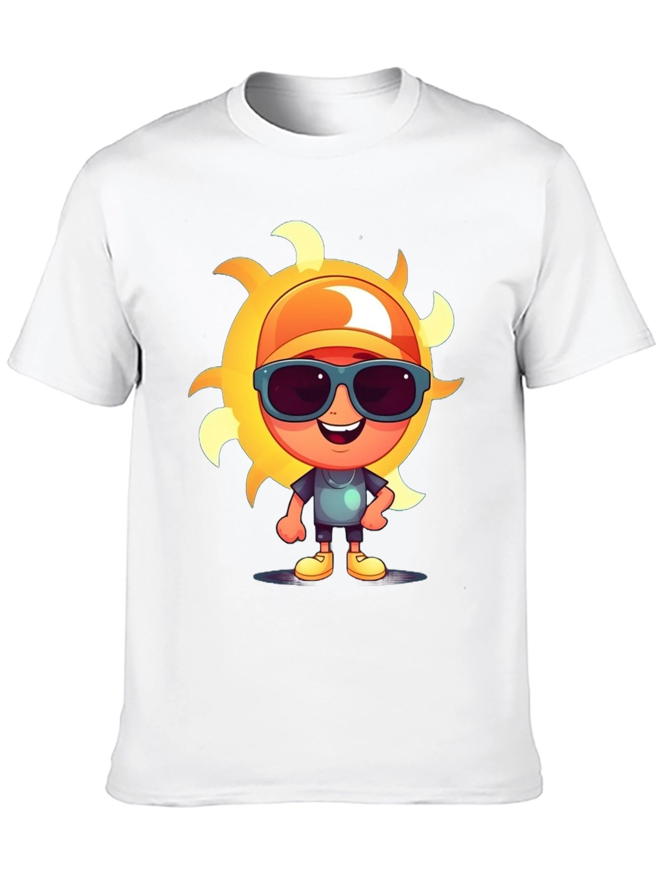 Cartoon Sun Graphic Tee