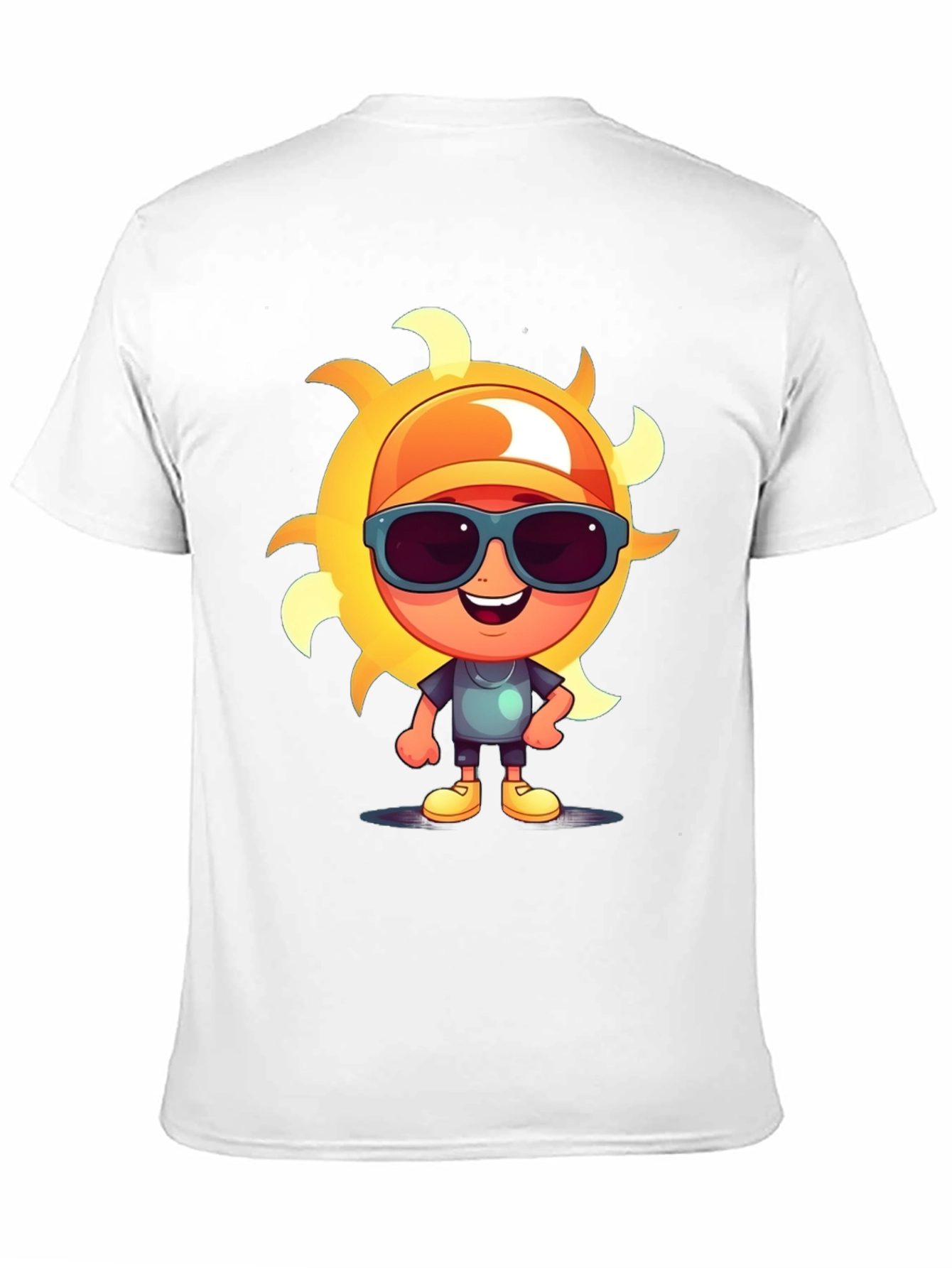 Cartoon Sun Graphic Tee