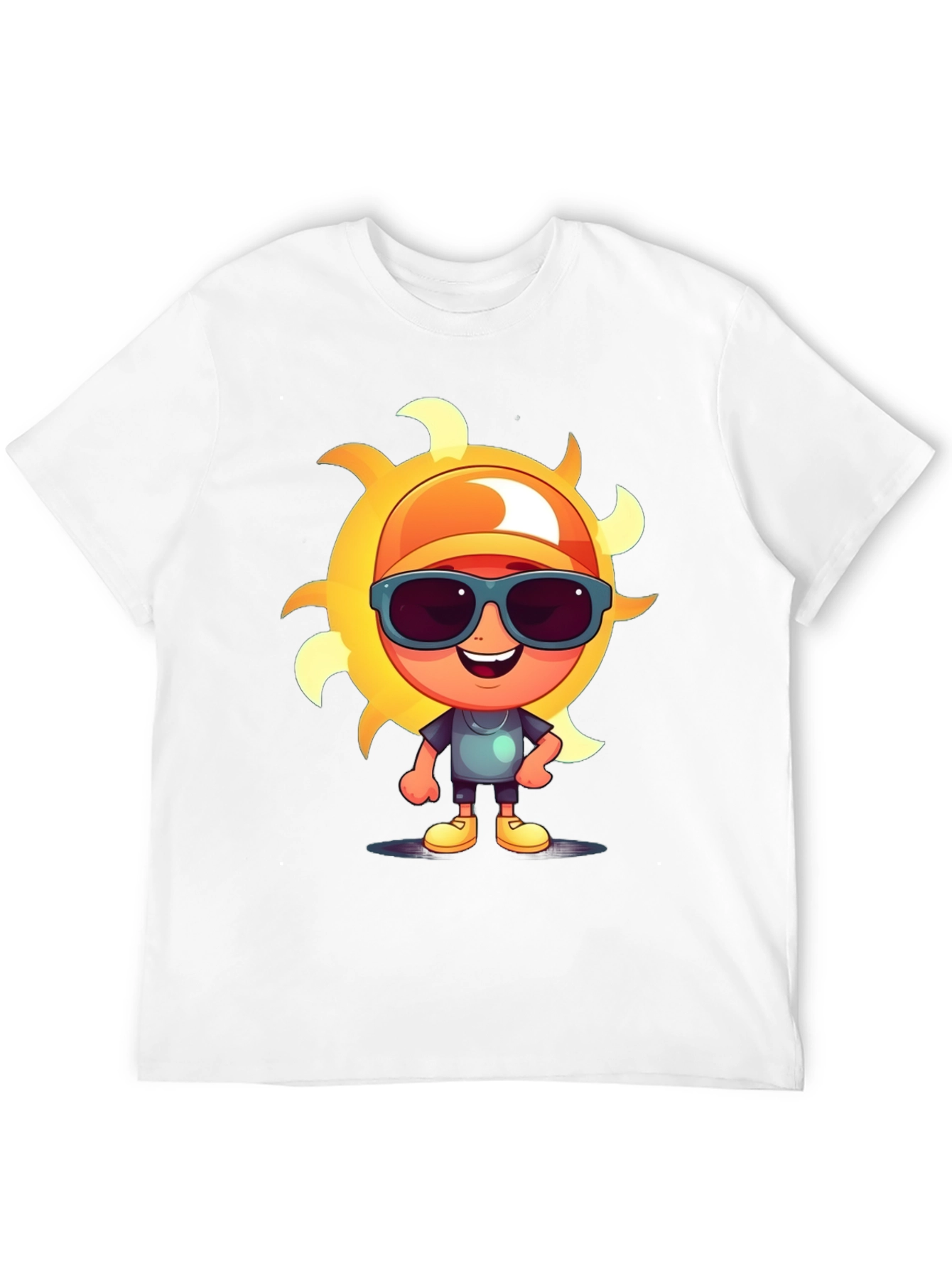 Cartoon Sun Graphic Tee