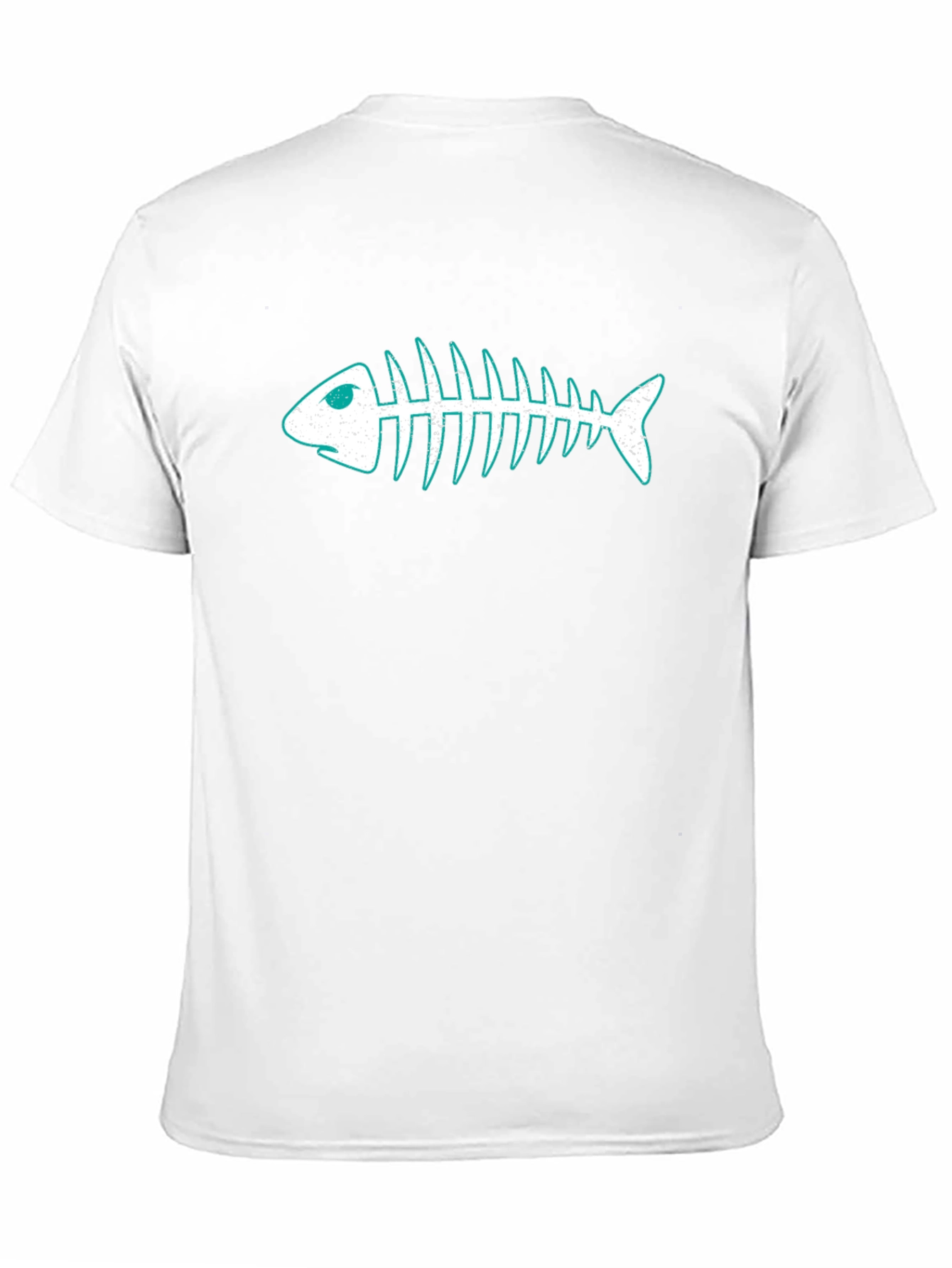 Cool Fishbone Graphic Black T-Shirt